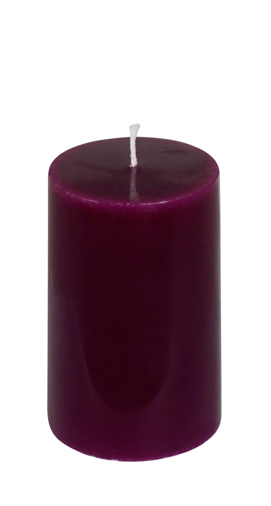 Kaheku Stumpenkerze Kaheku Cylinderkerze Blossom, Burgund, Ø 7,7 cm, 16 cm hoch, 127800054