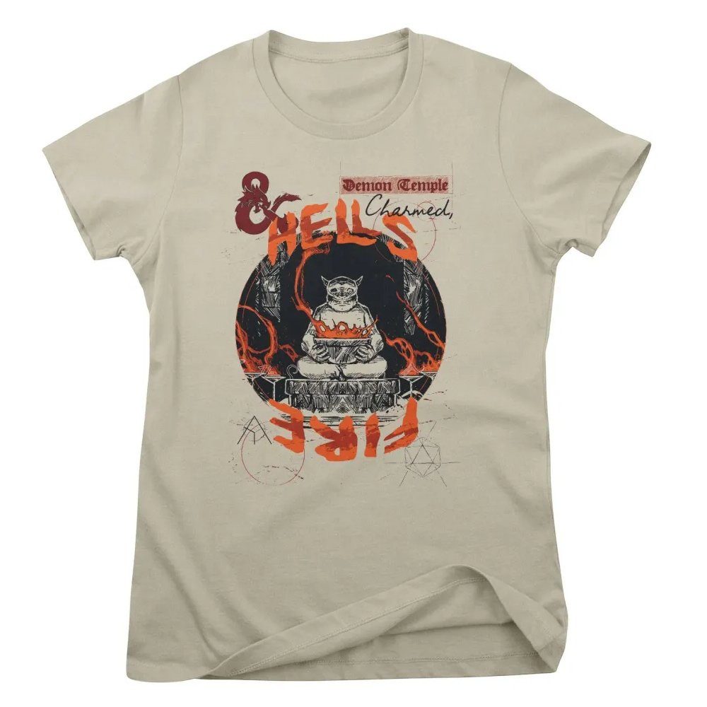 DUNGEONS & DRAGONS T-Shirt D&D - Hells Fire Girly Tee