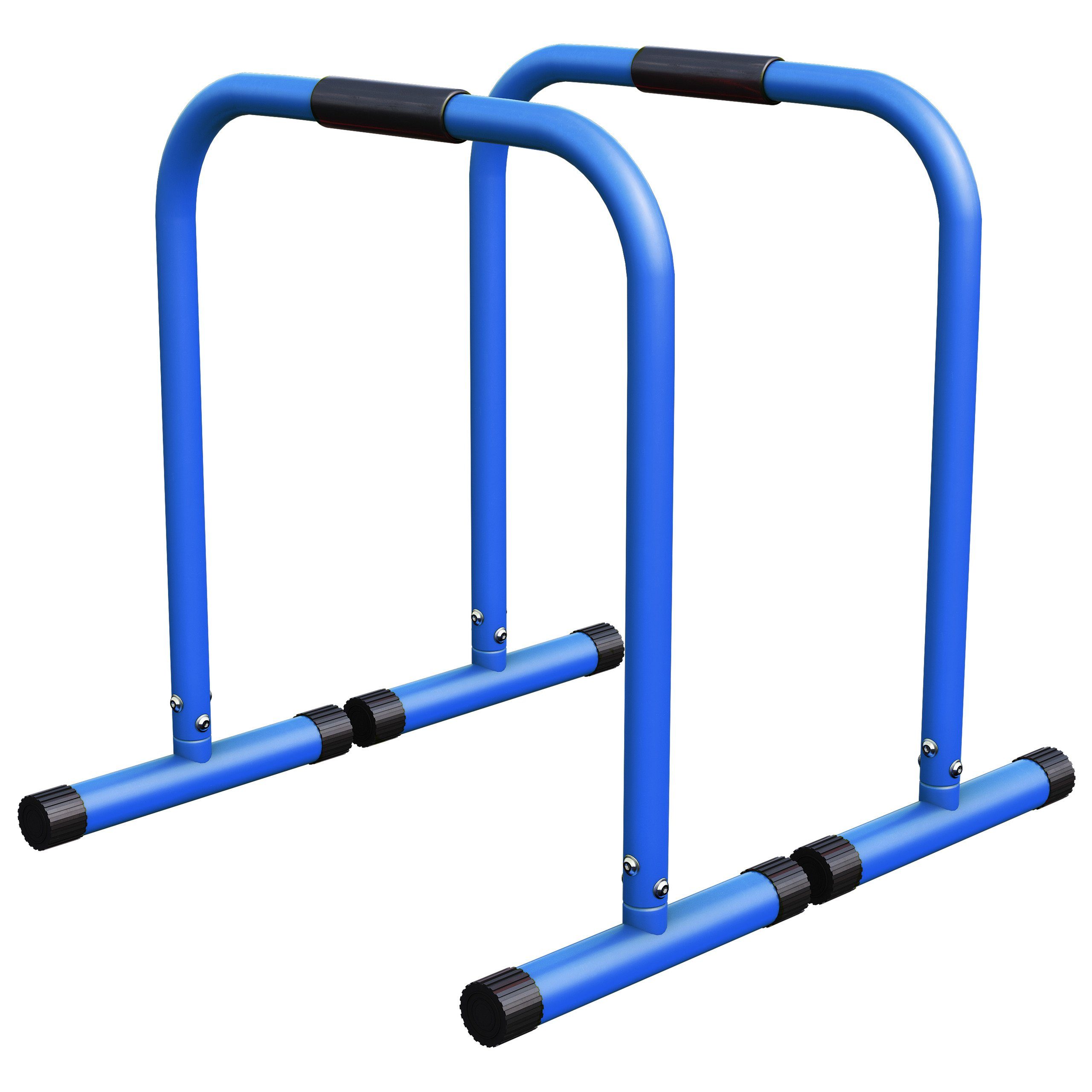 Liegestützgriffe Dip Barren, 2er Set, 61 x 38 x 73 cm, bis 200 kg, rutschfest, Farbwahl