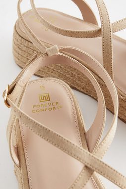 Next Forever Comfort® Espadrilles Flatform-Sandalen Keilsandalette (1-tlg)