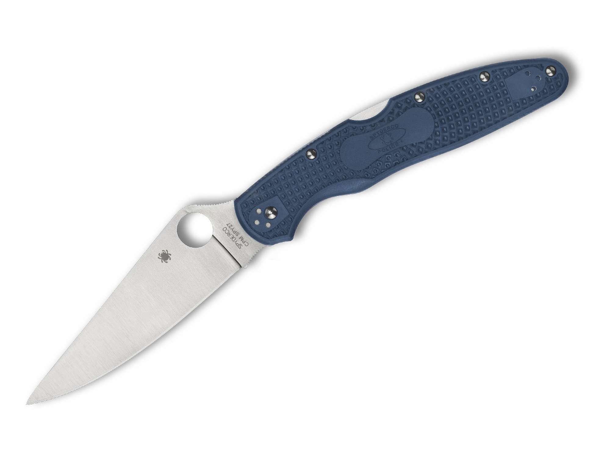 Spyderco Taschenmesser Spyderco Police 4 Lightweight CPM SPY27 PlainEdge