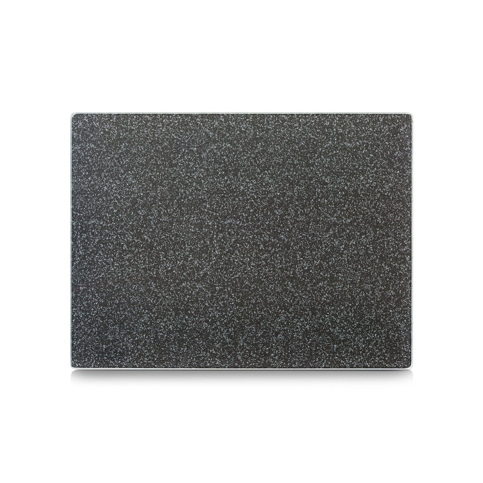 Glasschneideplatte Present Granit, Zeller Schneidebrett Schneidebrett (1-St), Glas,