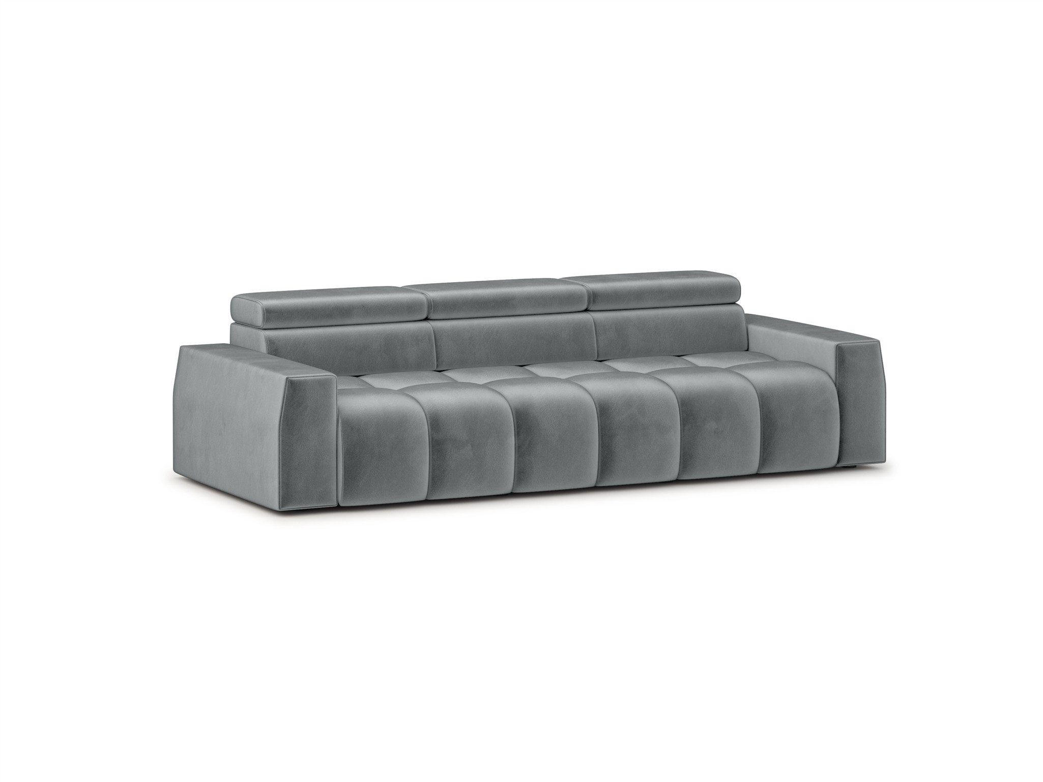 Fun Möbel Big-Sofa Couchgarnitur FUN NUBE Megasofa in Stoff Salvador, 1 Teile, Einstellbare Kopfstützen (x3)