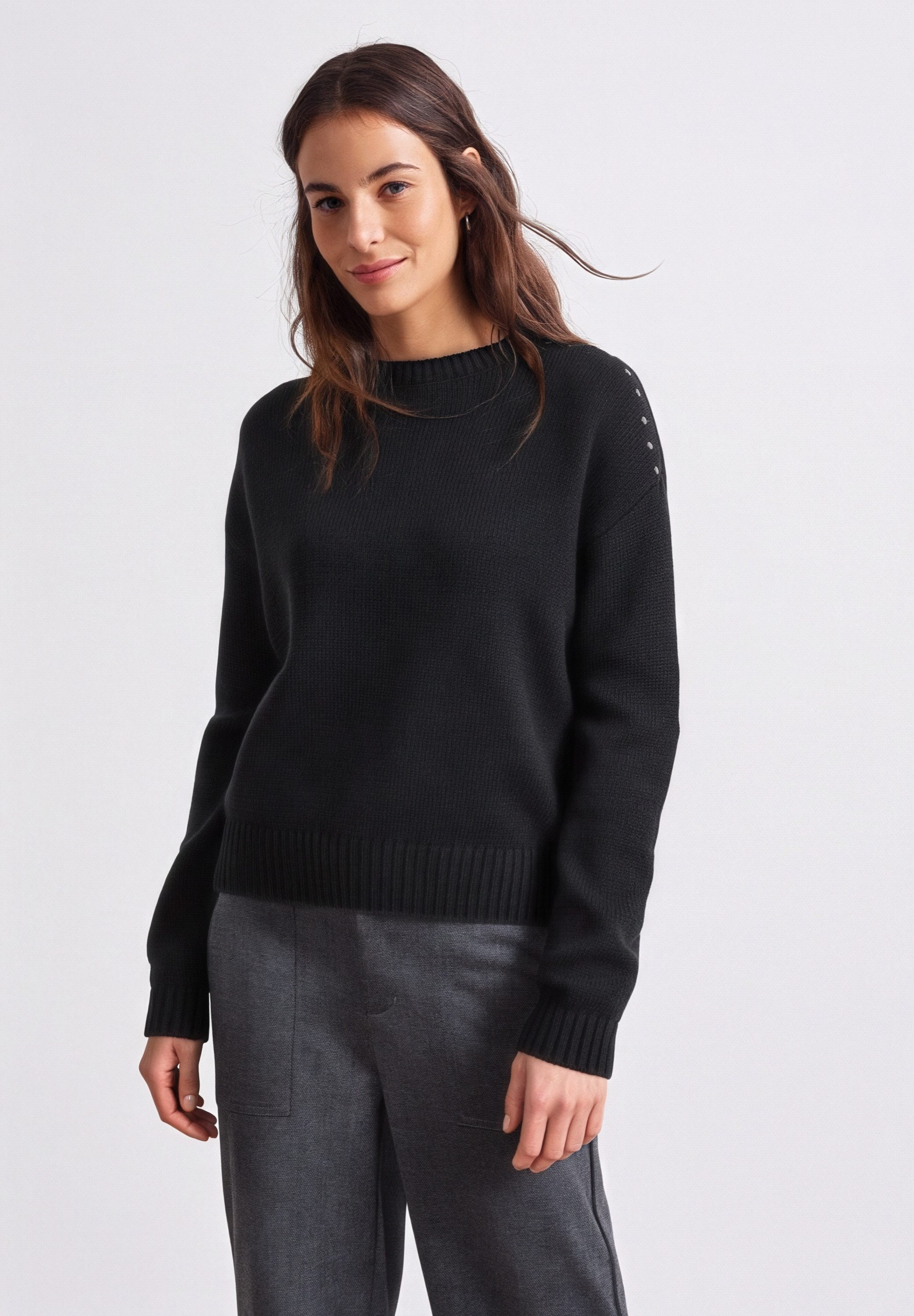 STREET ONE STUDIO Sweatshirt mit Nietendeko