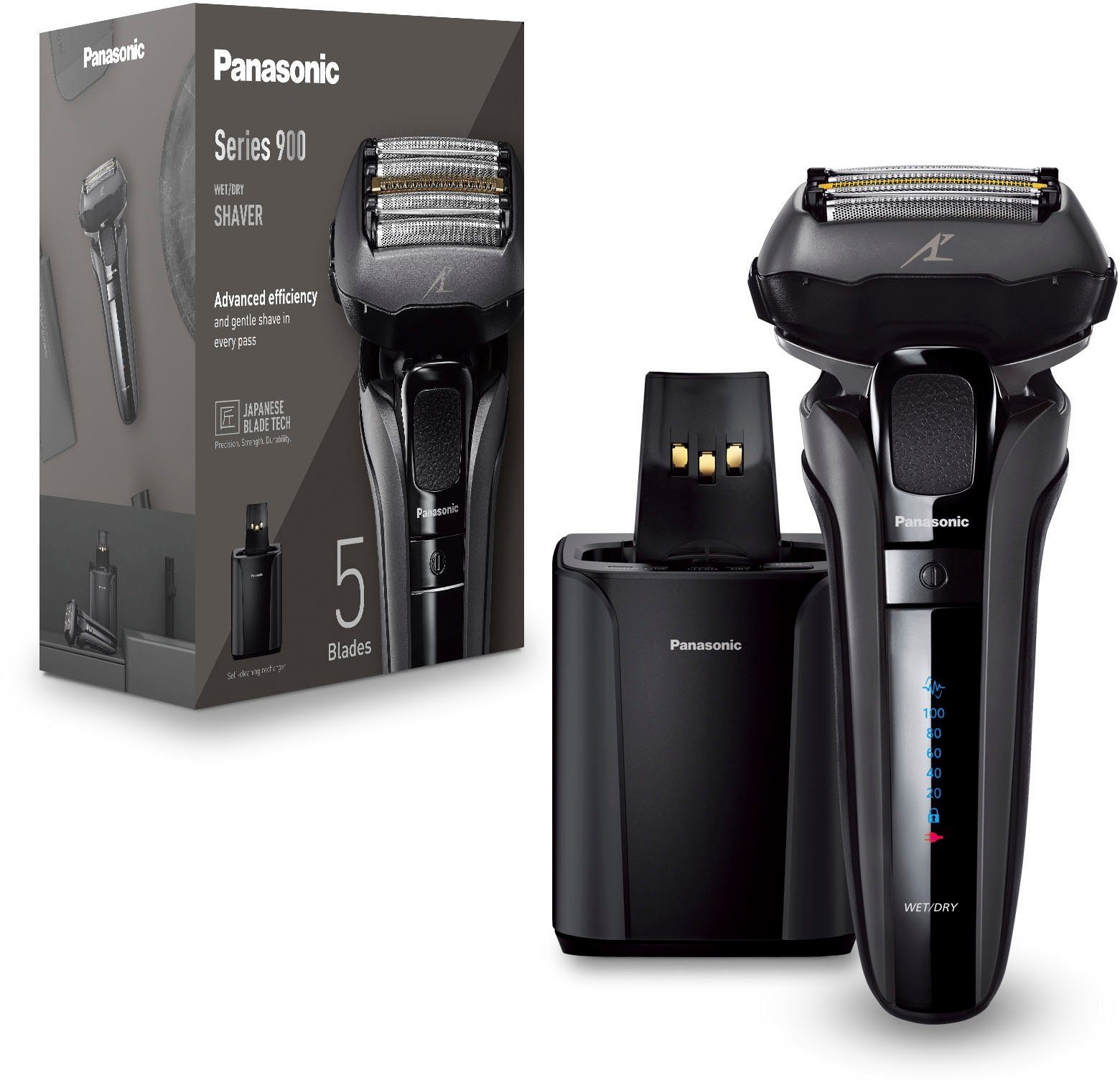 Panasonic 900 ES-LV9U, Premium Reinigungsstation, Series Rasierer Elektrorasierer Langhaartrimmer