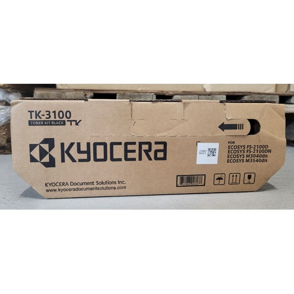 Kyocera Tonerkartusche Kyocera TK-3100 Toner-Kit für Drucker., (Original, Original), Schwarz