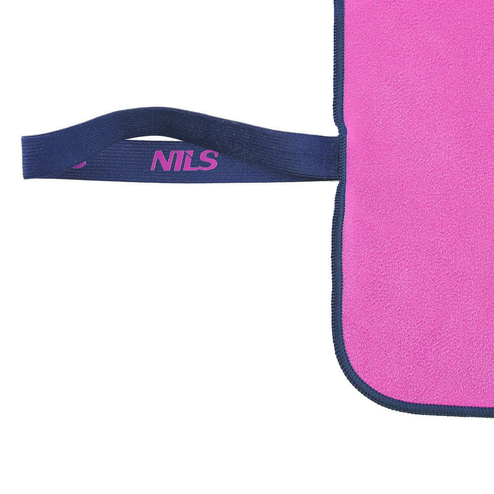 Nils Reisehandtuch Strandtuch Sporthandtuch Mikrofasertuch (Mikrofaser, 90.0x200.0 cm, Spar-Set, 1-tlg., 200 x 90 cm saugstark, schnelltrocknend, saugstark, kompakt, gesäumt)