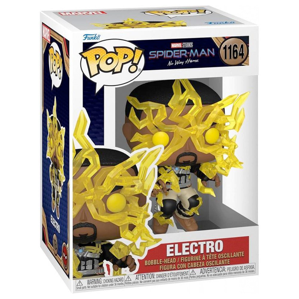 MARVEL Actionfigur Funko POP! Marvel Spiderman No Way Home S3 Electro Finale, 10 cm