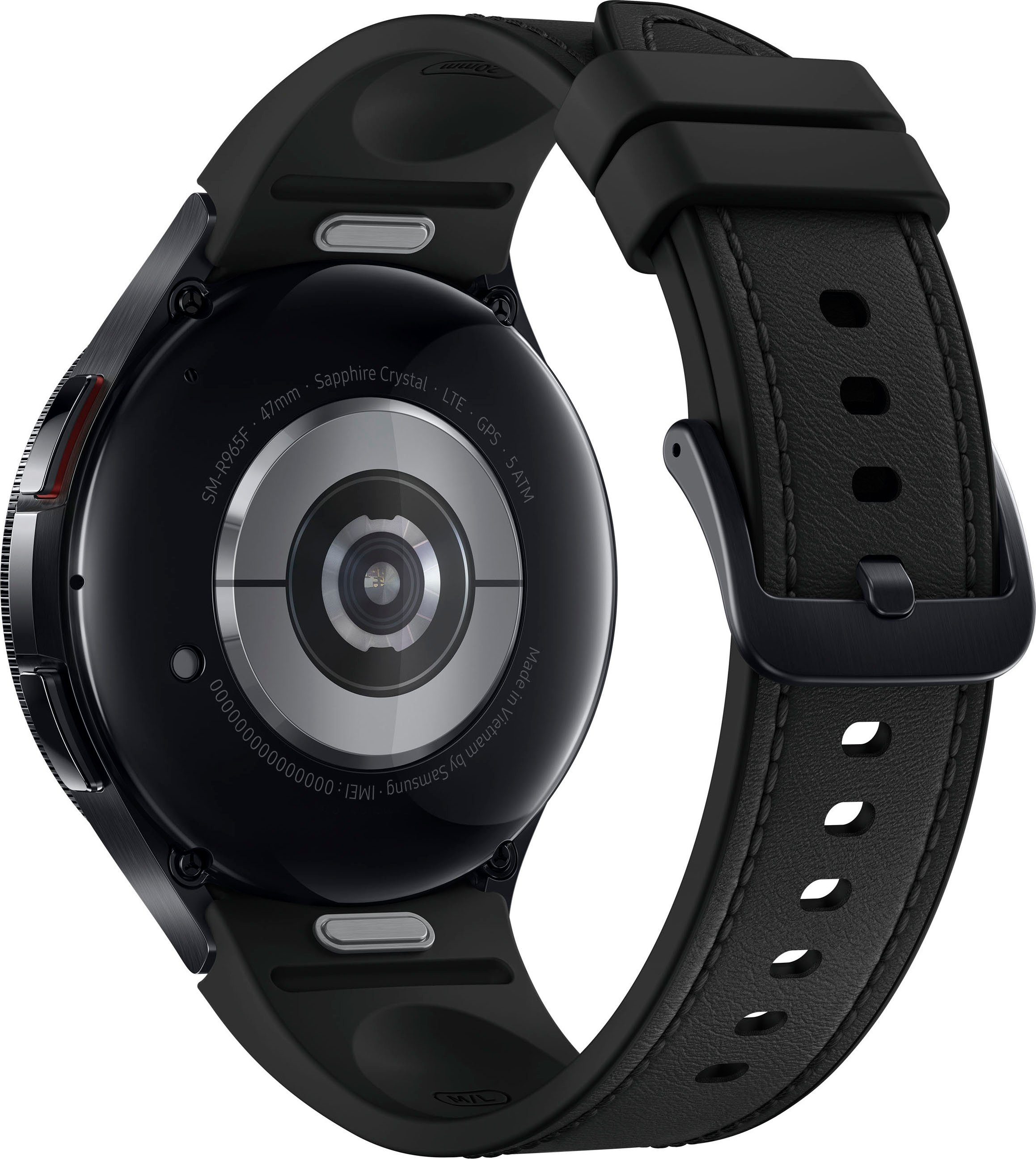 cm/1'5 | Samsung) Zoll, Samsung Classic OS 47mm 6 Watch Galaxy (3'73 by Wear LTE schwarz schwarz Smartwatch