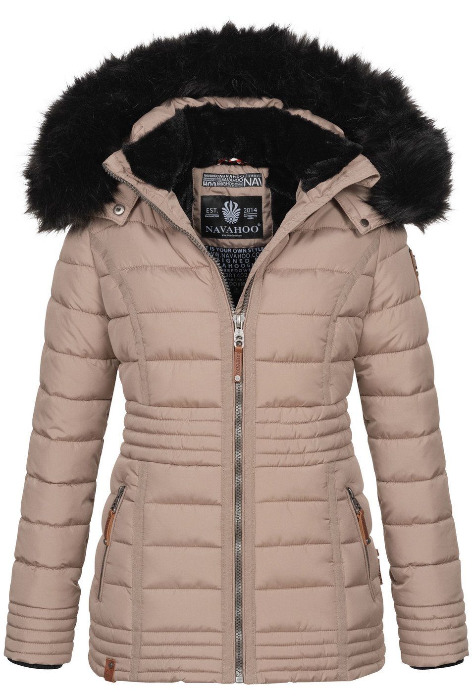 Navahoo Winterjacke Navahoo Umay Princess Damen Winter Steppjacke B900 mit günstig online kaufen