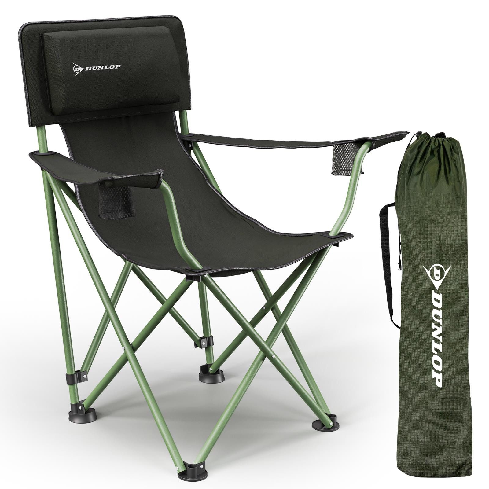 Dunlop Campingstuhl Campingstuhl Klappstuhl faltbar XXL bis 160 kg massives günstig online kaufen
