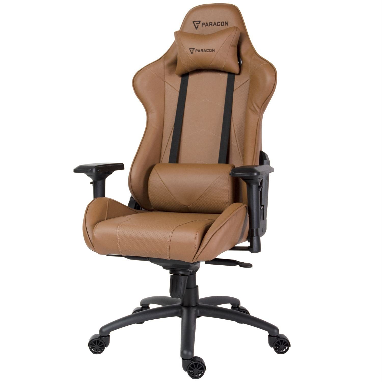 Braun Pro Stuhl Paracon Nackenkissen ebuy24 Knight Gaming-Stuhl Gamin inkl.