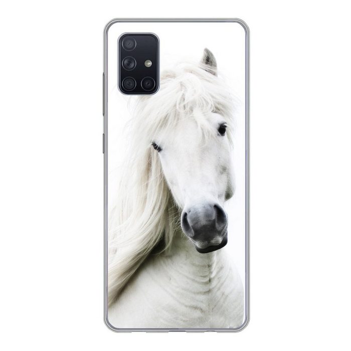 MuchoWow Handyhülle Pferde - Nutztiere - Mähnen Phone Case Handyhülle Samsung Galaxy A71 Silikon Schutzhülle