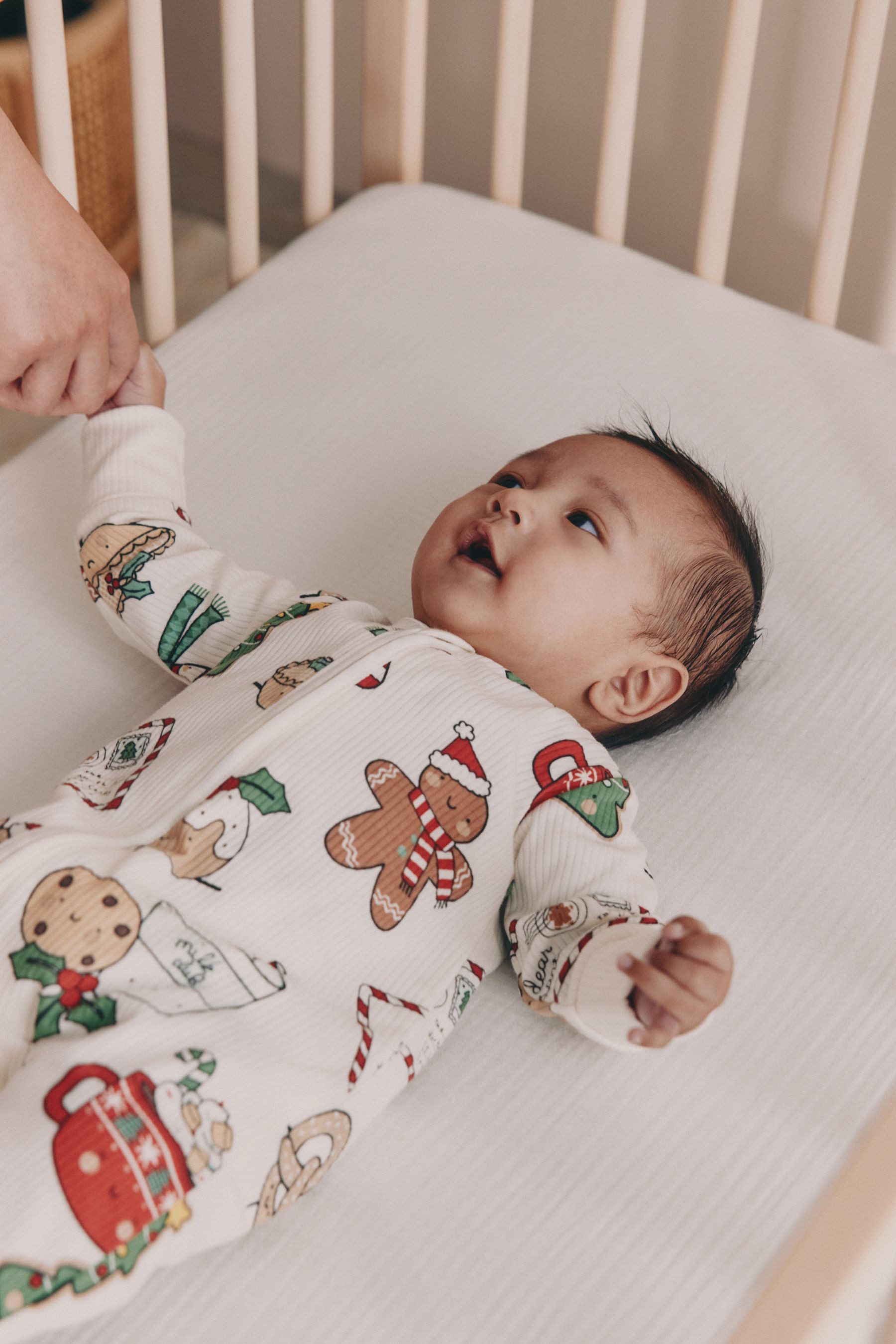 Next Schlafoverall Baby-Schlafanzug mit Weihnachtsmotiv (1-tlg)