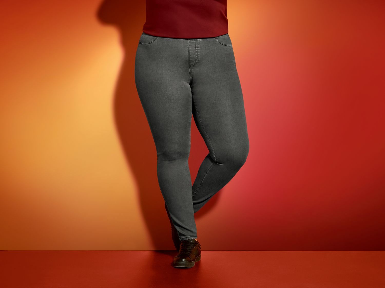 esmara Jeggings Esmara Damen Thermo Jeggings Hose Elastisch