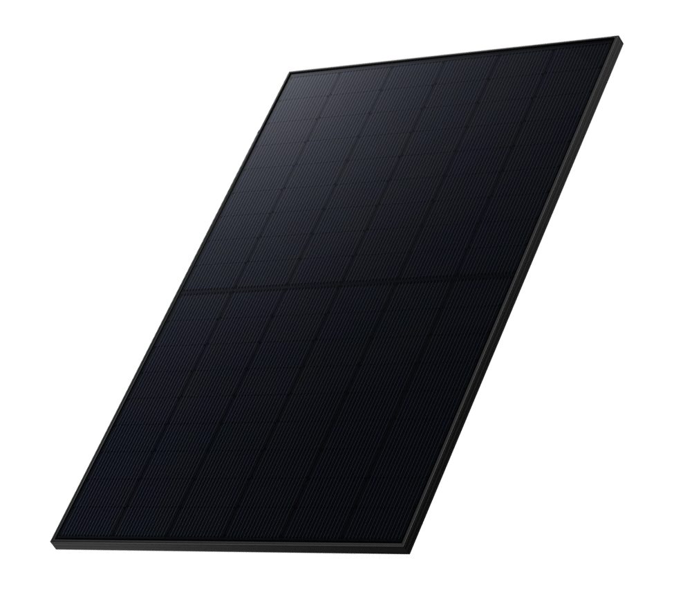 POWERNESS Balkonkraftwerk SunPro 500Wp Full Black Bifaziale Solarmodule, (Photovoltaik Glas-Glas, 37-St), Stecksystem: MC4-kompatible Stecker