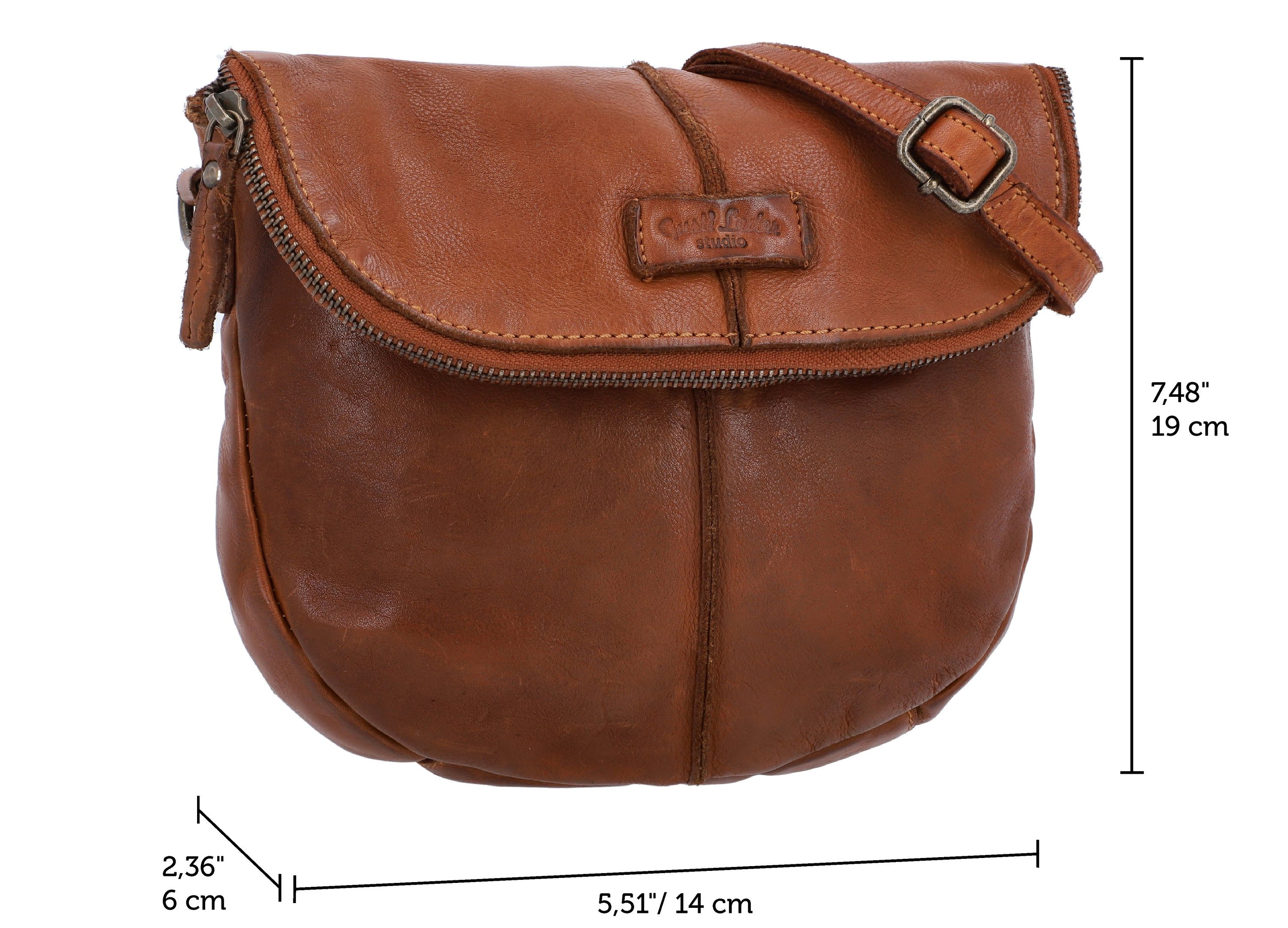 Gusti Leder Umhängetasche Gusti Leder Umhängetasche Iselin (1-tlg)