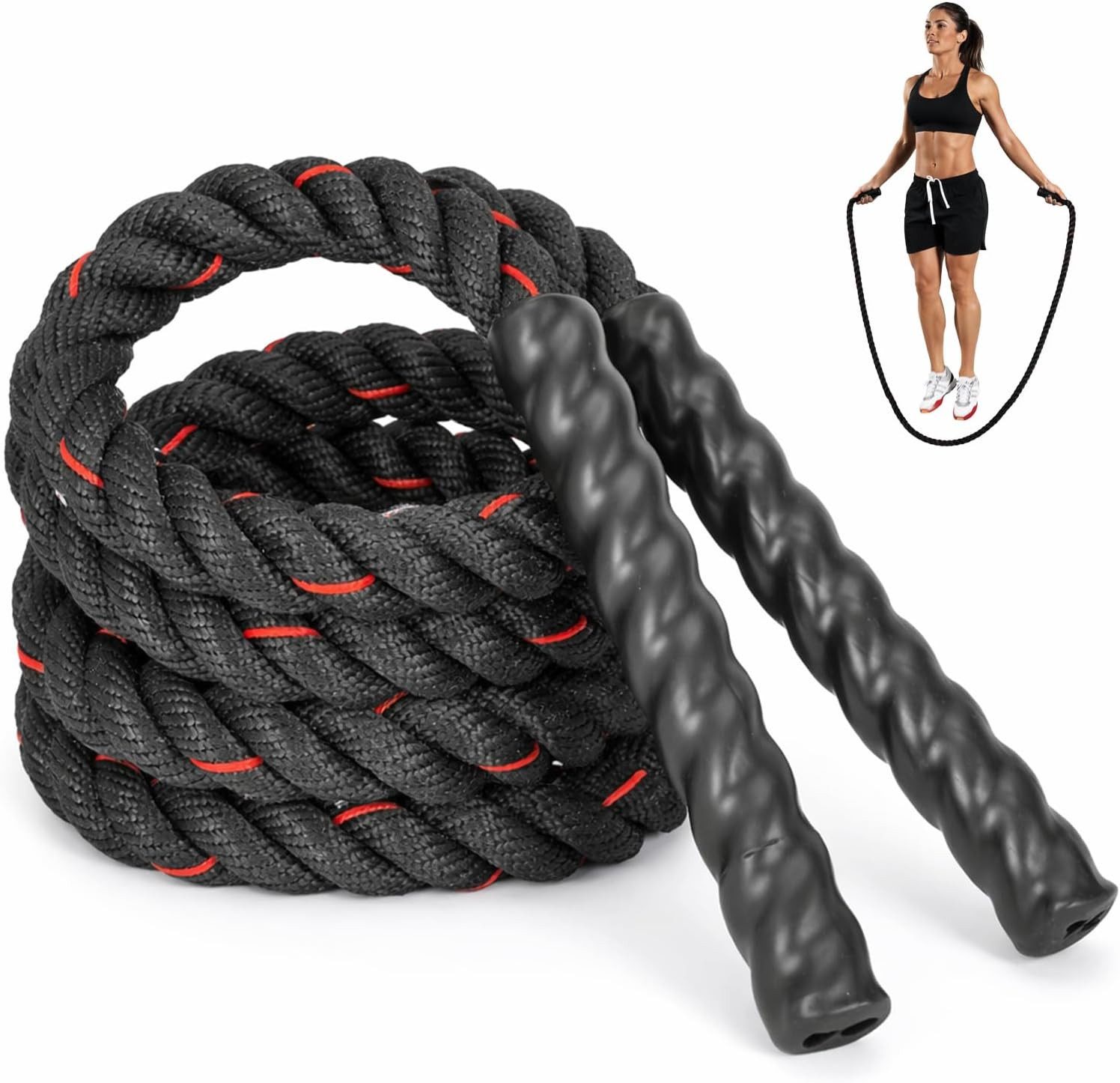 Youyijia Springseil Springseil für Fitness – Schweres Springseil