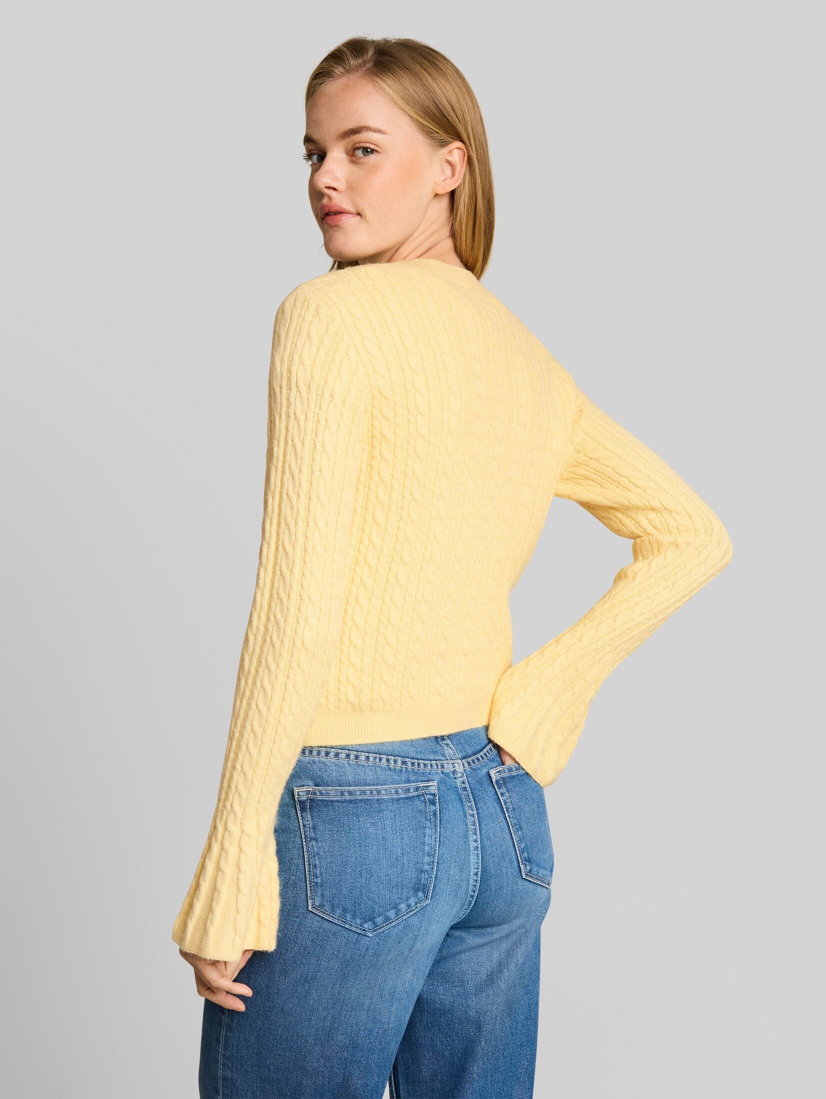 TOM TAILOR Denim Strickpullover Pullover & Strickjacken Strickpullover mit Zopfmuster