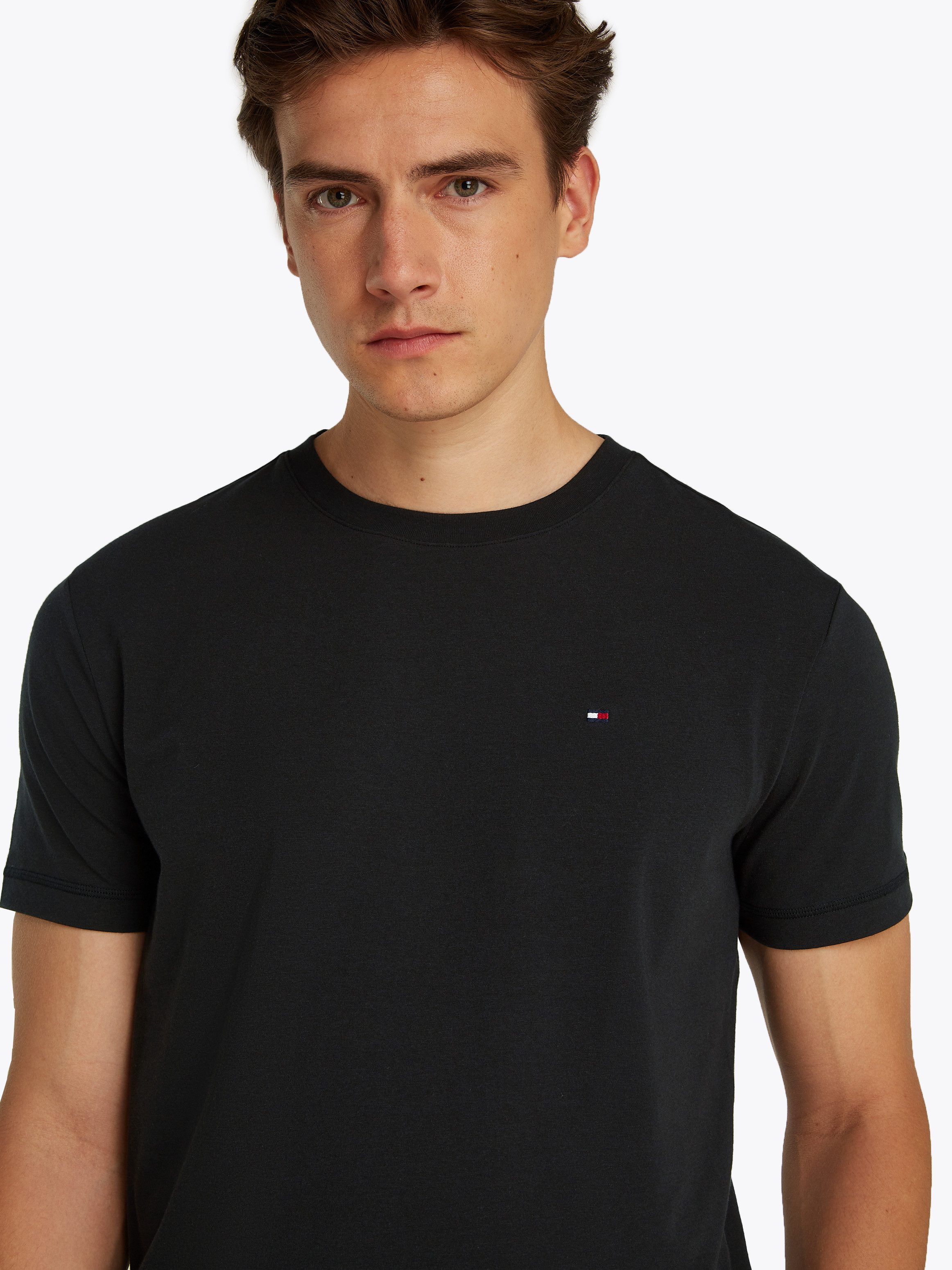 Tommy Hilfiger Underwear T-Shirt mit Logo-Stickerei günstig online kaufen