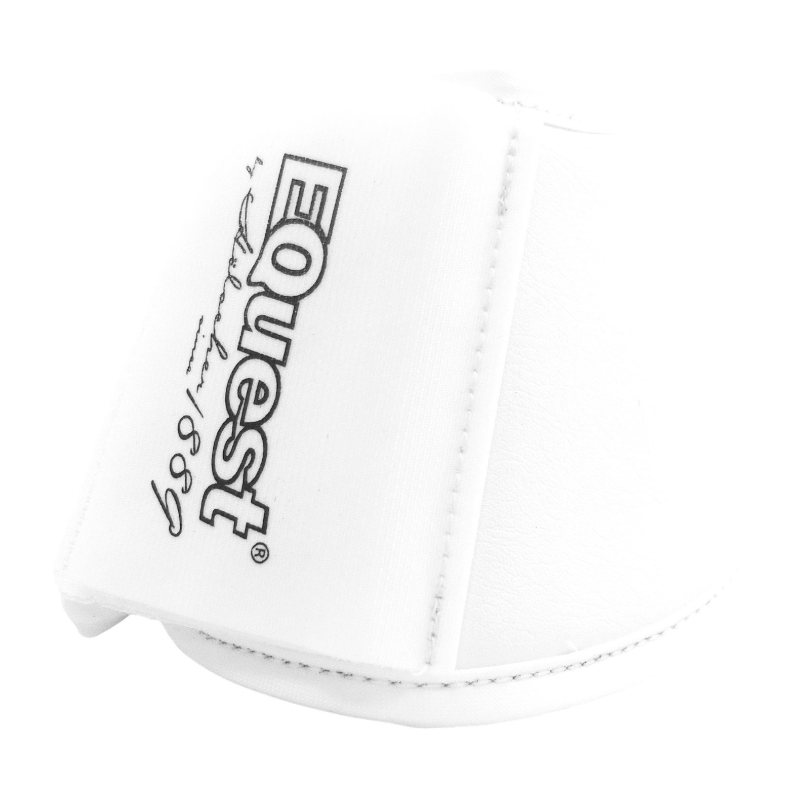 EQuest Hufglocken Hufglocke Waschleder, Premium Schutz für Pferde, 2er Set, Weiß