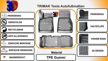 Trimak Auto-Fußmatte, Trimak TESLA Model Y Autofußmatten Gummimatten