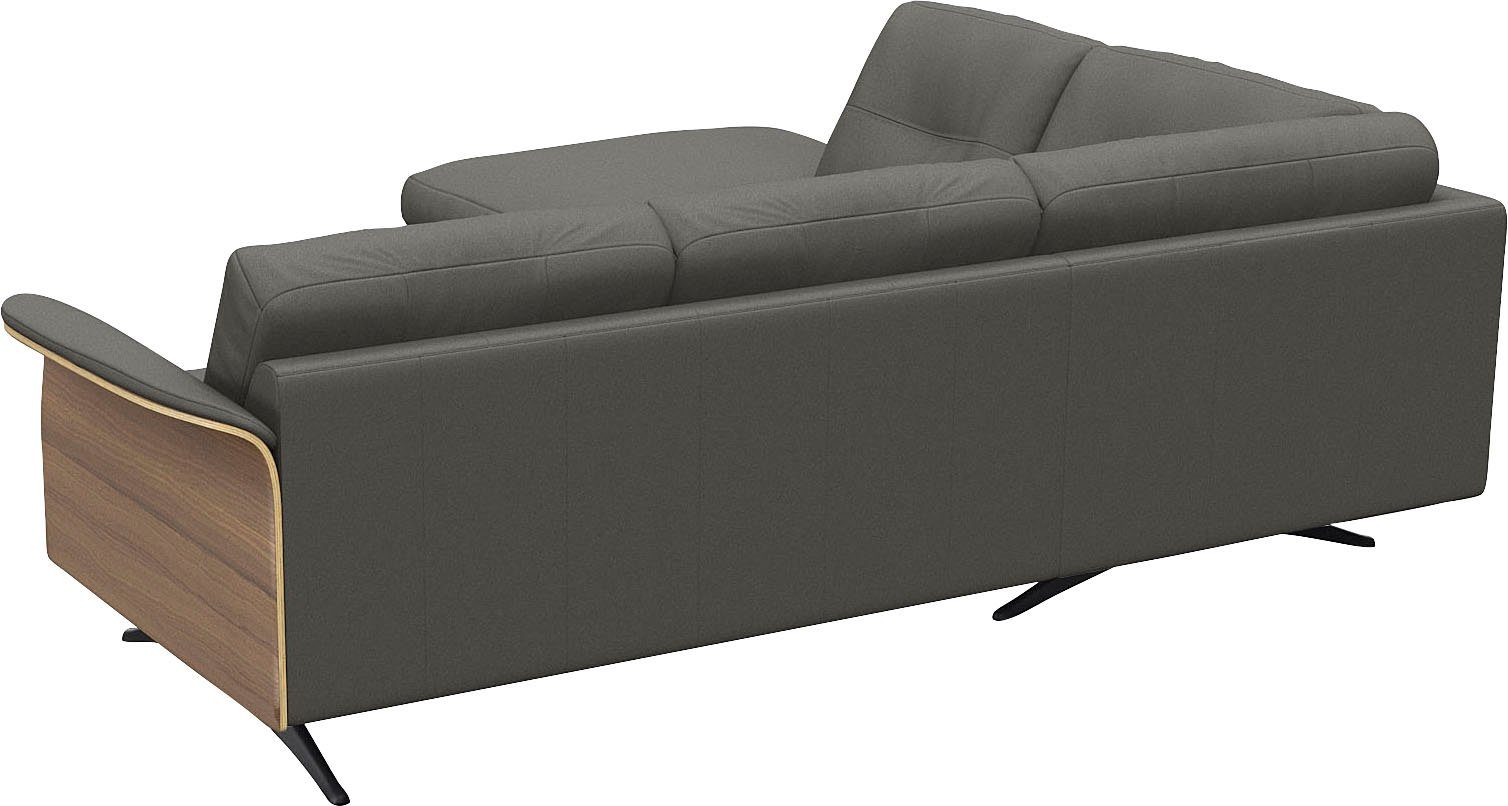 FLEXLUX Ecksofa Glow, super bequem durch hochwertigem Sitzaufbau mit Federkern, L-Form, Modernes skandinavisches Design
