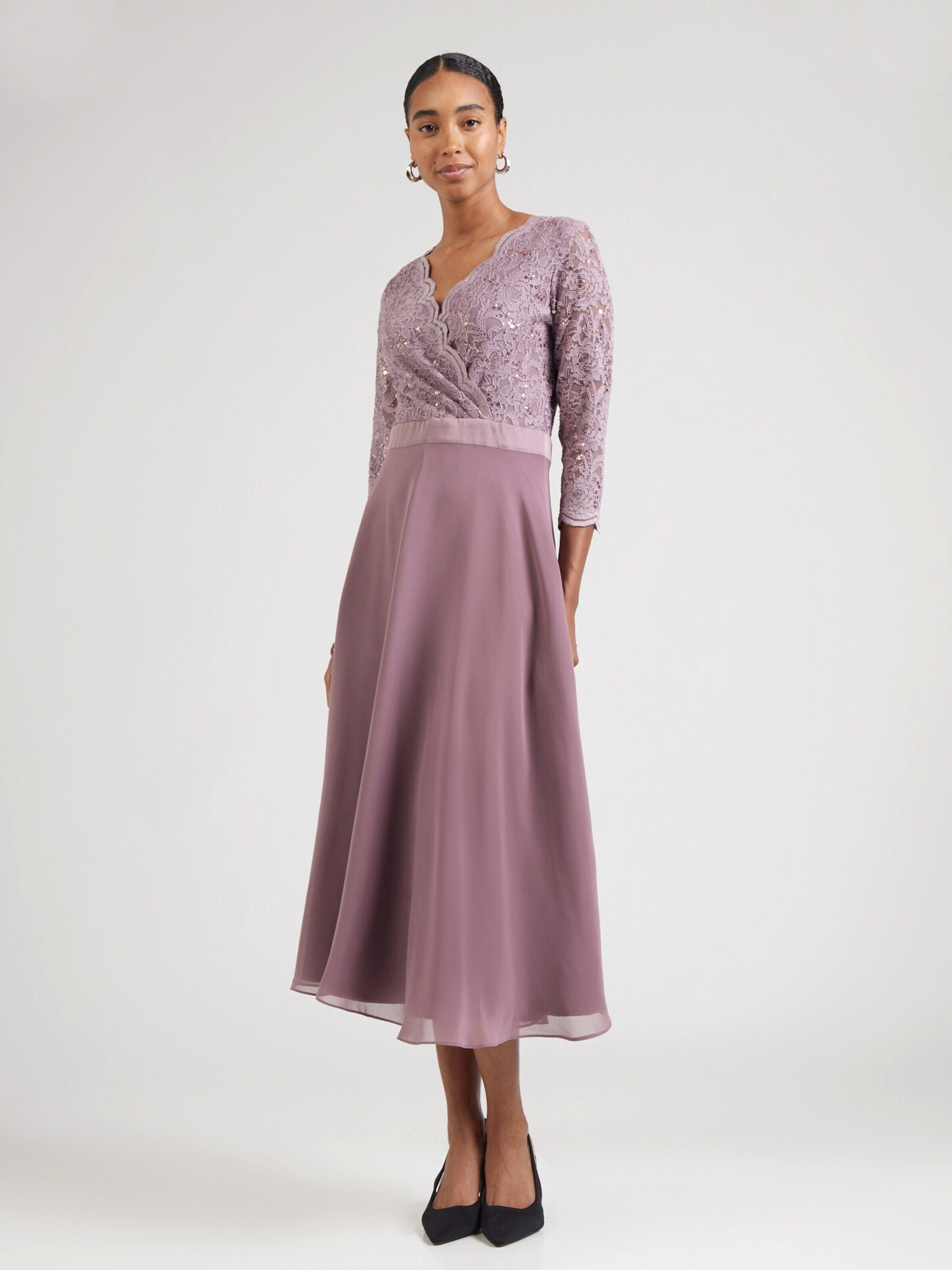 SWING Midikleid (1-tlg) Spitze