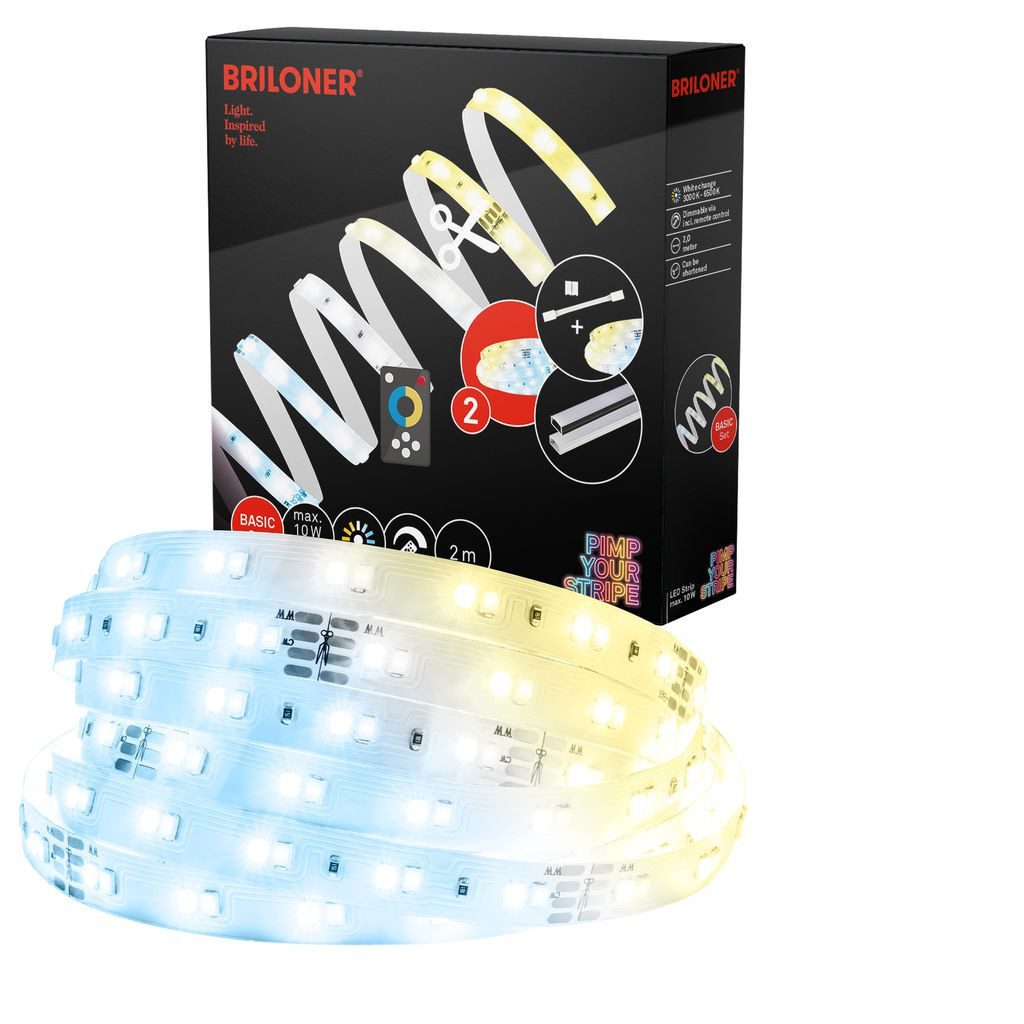 Briloner Leuchten Schrankleuchte 2151224, Dimmfunktion, LED fest integriert, 2700K - Extra-Warmweiß