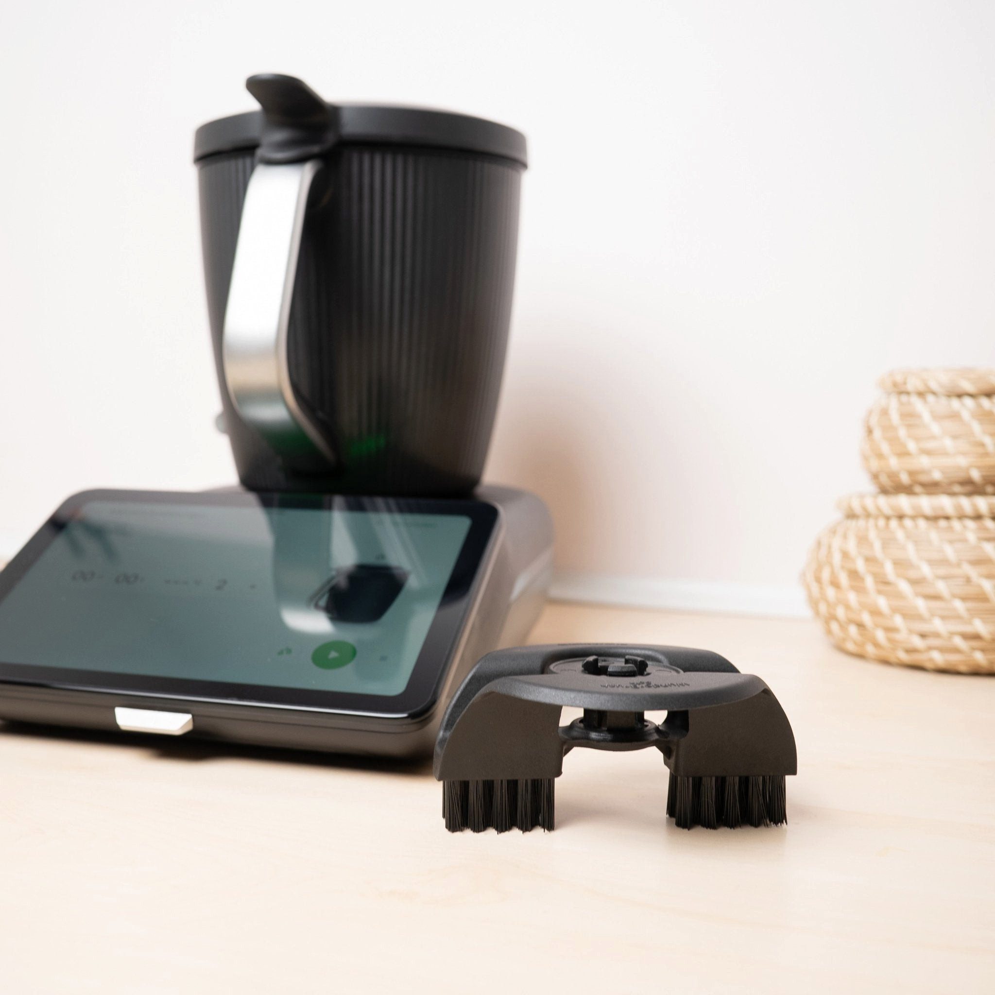 Wundermix Reinigungsbürste WunderBrush® Spin, Mixtopf-Reinigungsbürste für Thermomix