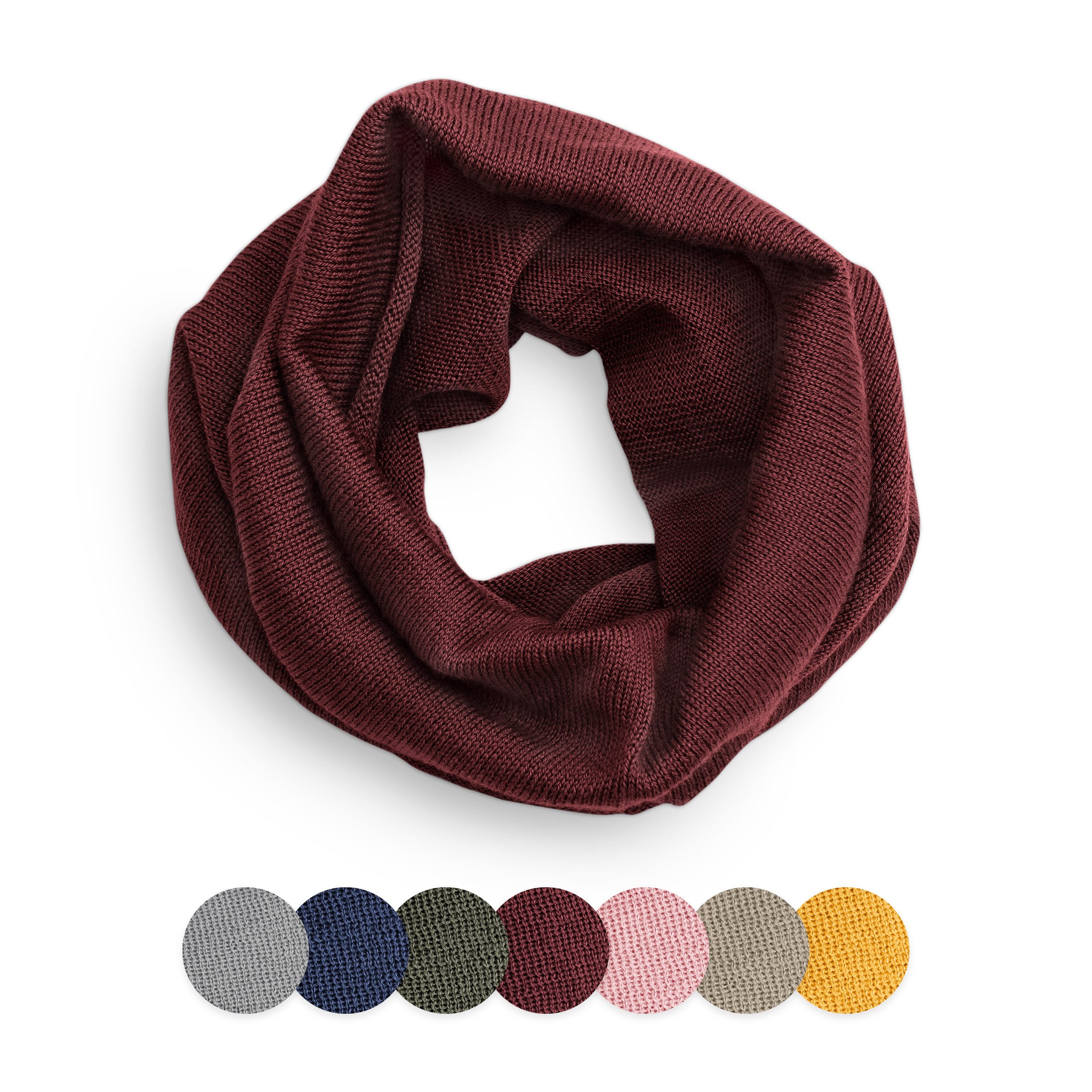 Ehrenkind Strickschal Schlauchschal für Kinder, aus Merino Schurwolle, (Feinstrick), Made in Germany