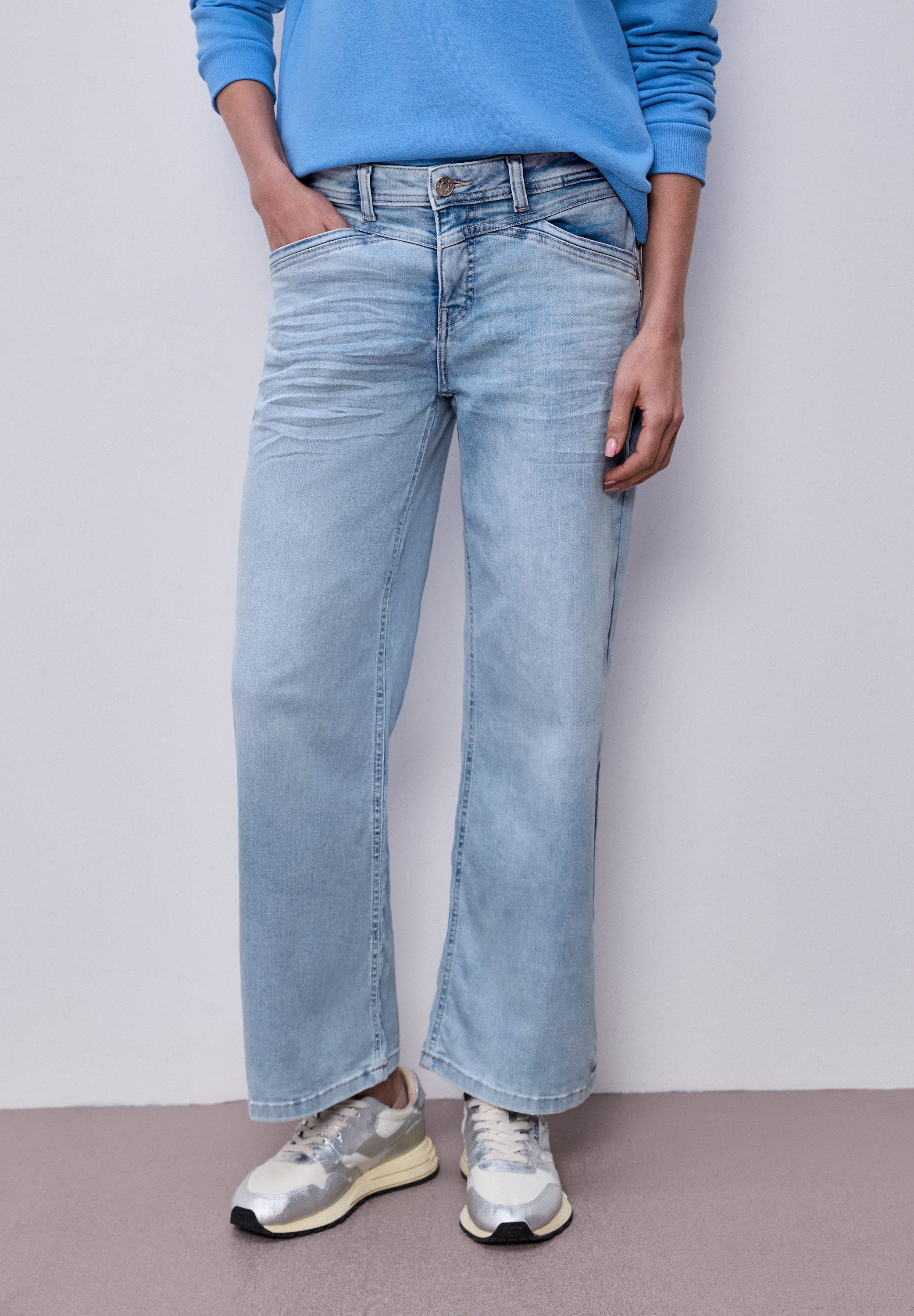 STREET ONE Comfort-fit-Jeans Middle Waist