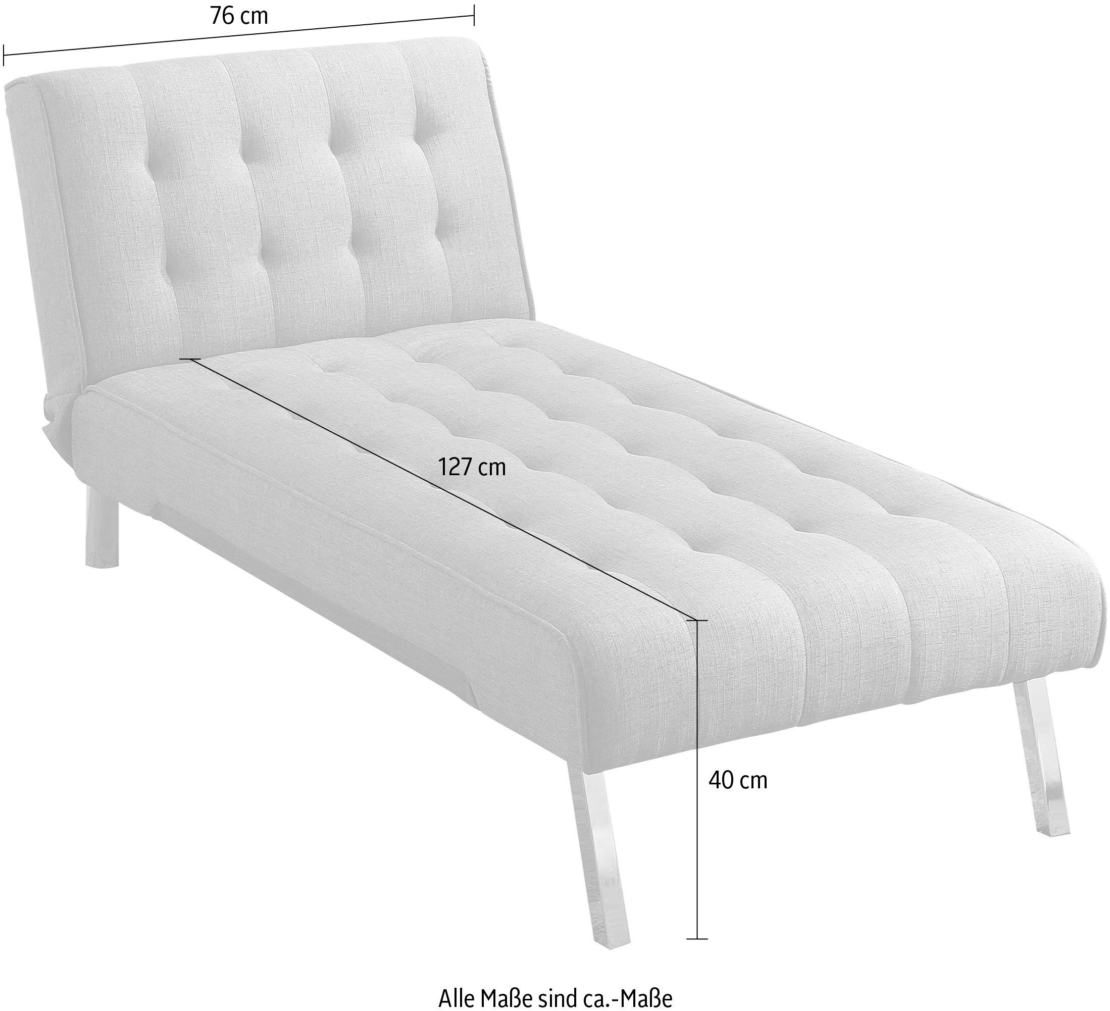 ATLANTIC home collection Relaxliege, mit Relax und Schlaffunktion