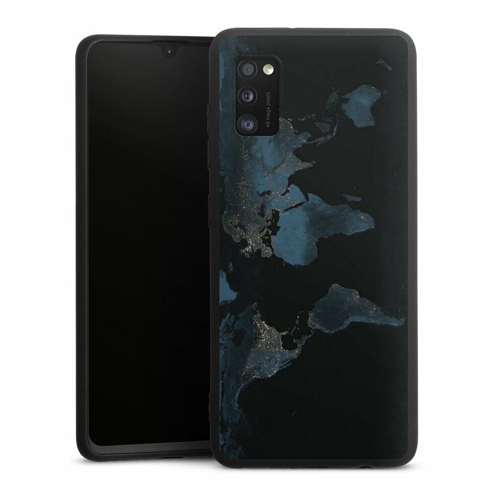 Handyhülle Weltkarte Landkarte Nacht Nightlight Worldmap