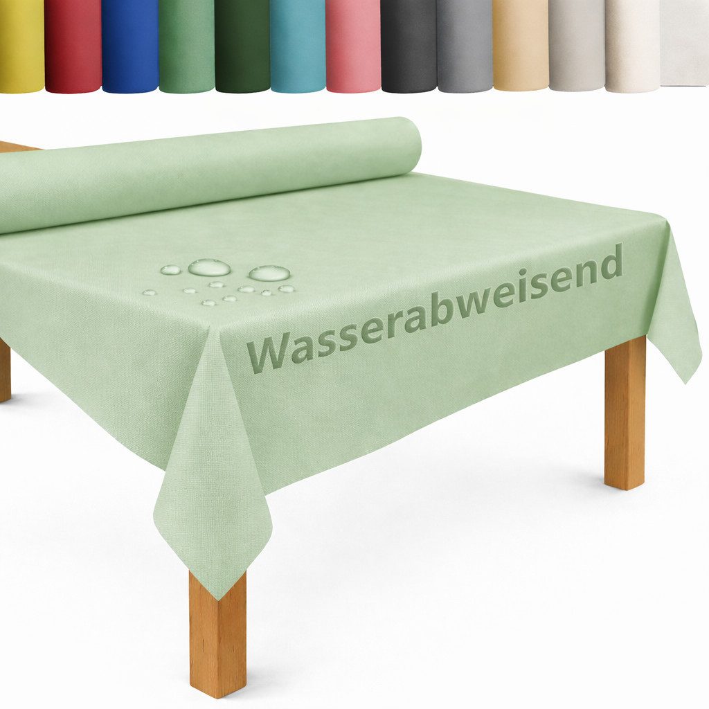 DecoHomeTextil Heimtextilmanufaktur, Salbei/grün, Gr. 110 cm x 2500 cm