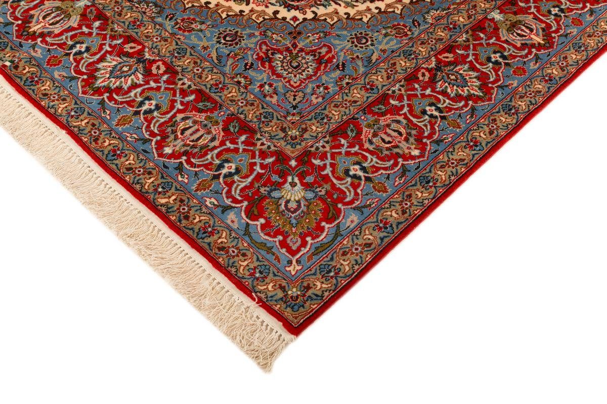 Höhe: 6 155x237 rechteckig, Seidenkette mm Trading, Isfahan Nain Orientteppich, Orientteppich Handgeknüpfter
