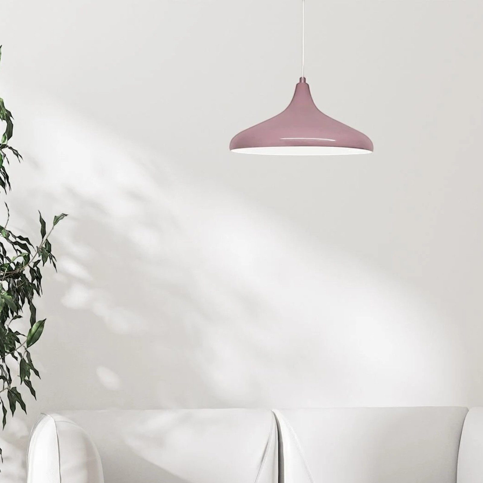 Bamyum Pendelleuchte Bamyum Pendelleuchte Durchmesser 35 cm E27 Metall Moderne Lampe, ohne Leuchtmittel