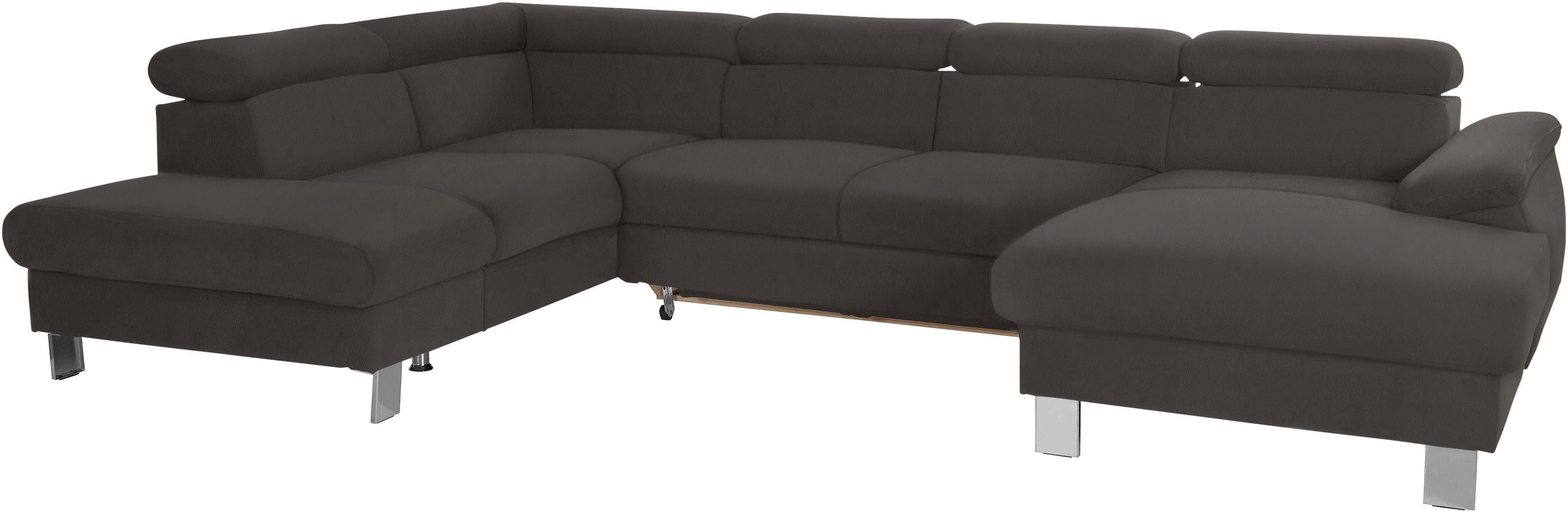 COTTA Wohnlandschaft "Komaris U-Form, B: 320 cm" mit Kopfteilverstellung, o günstig online kaufen