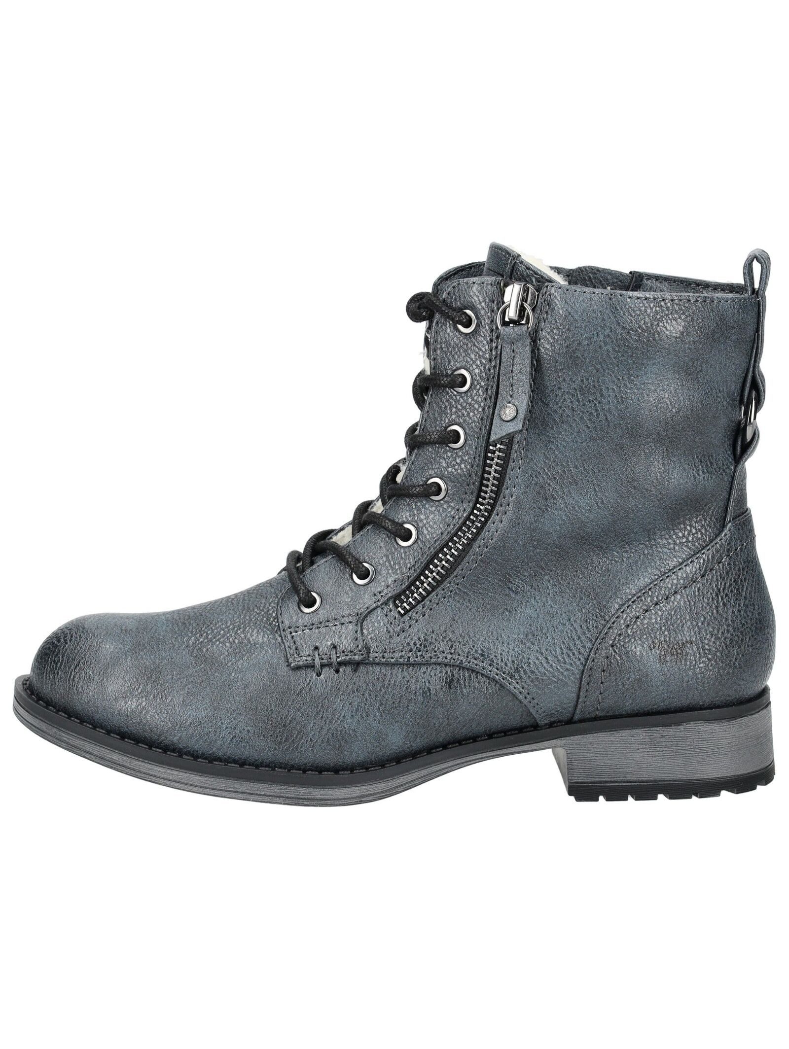 MUSTANG Stiefelette Lederimitat Schnürstiefelette günstig online kaufen