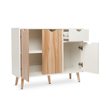 Mondeer Kommode, Beistellschrank, Schließfachschrank, Sideboard, multifunktionale Möbel