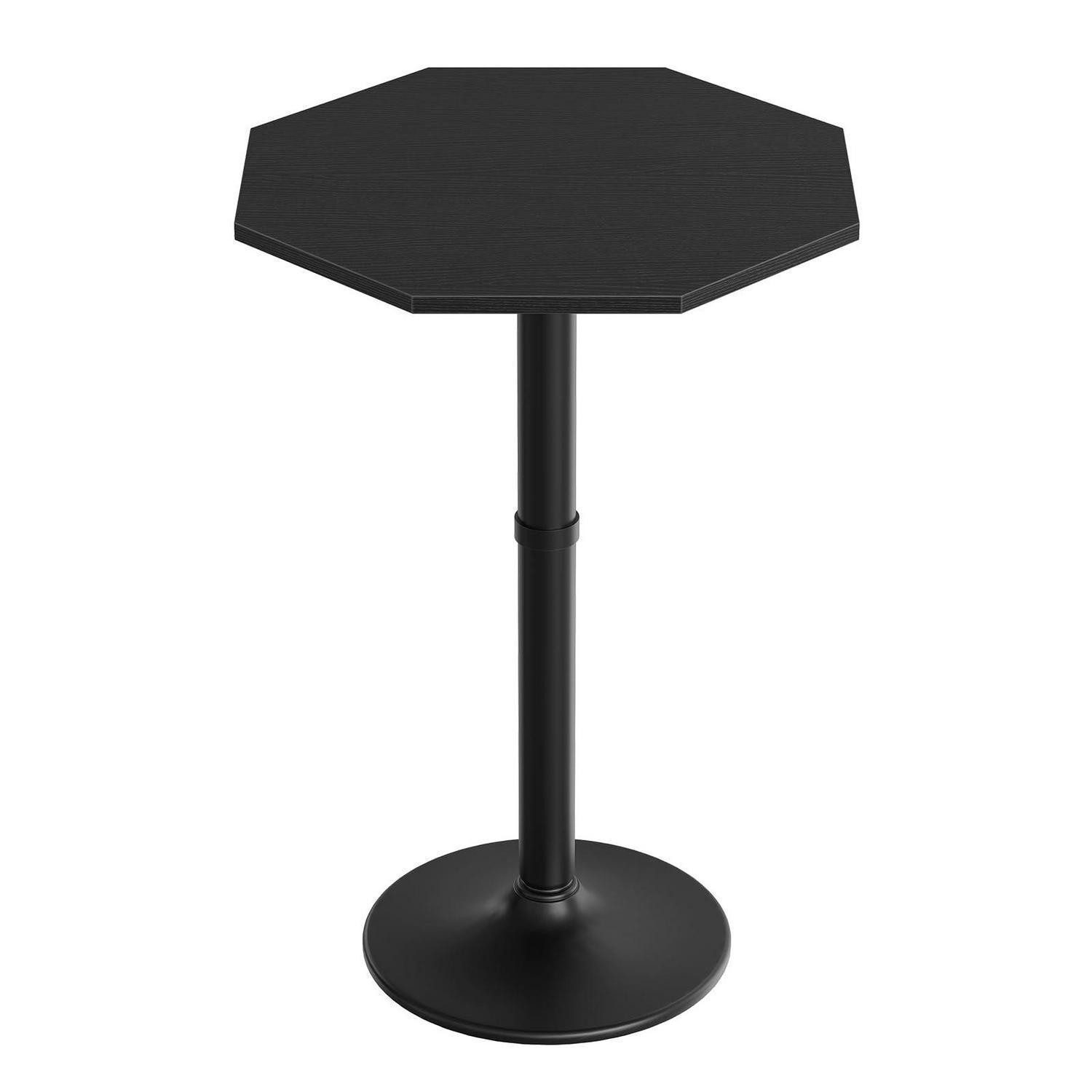 LuxusKollektion Bartisch Bartisch achteckig schwarz (1-St)