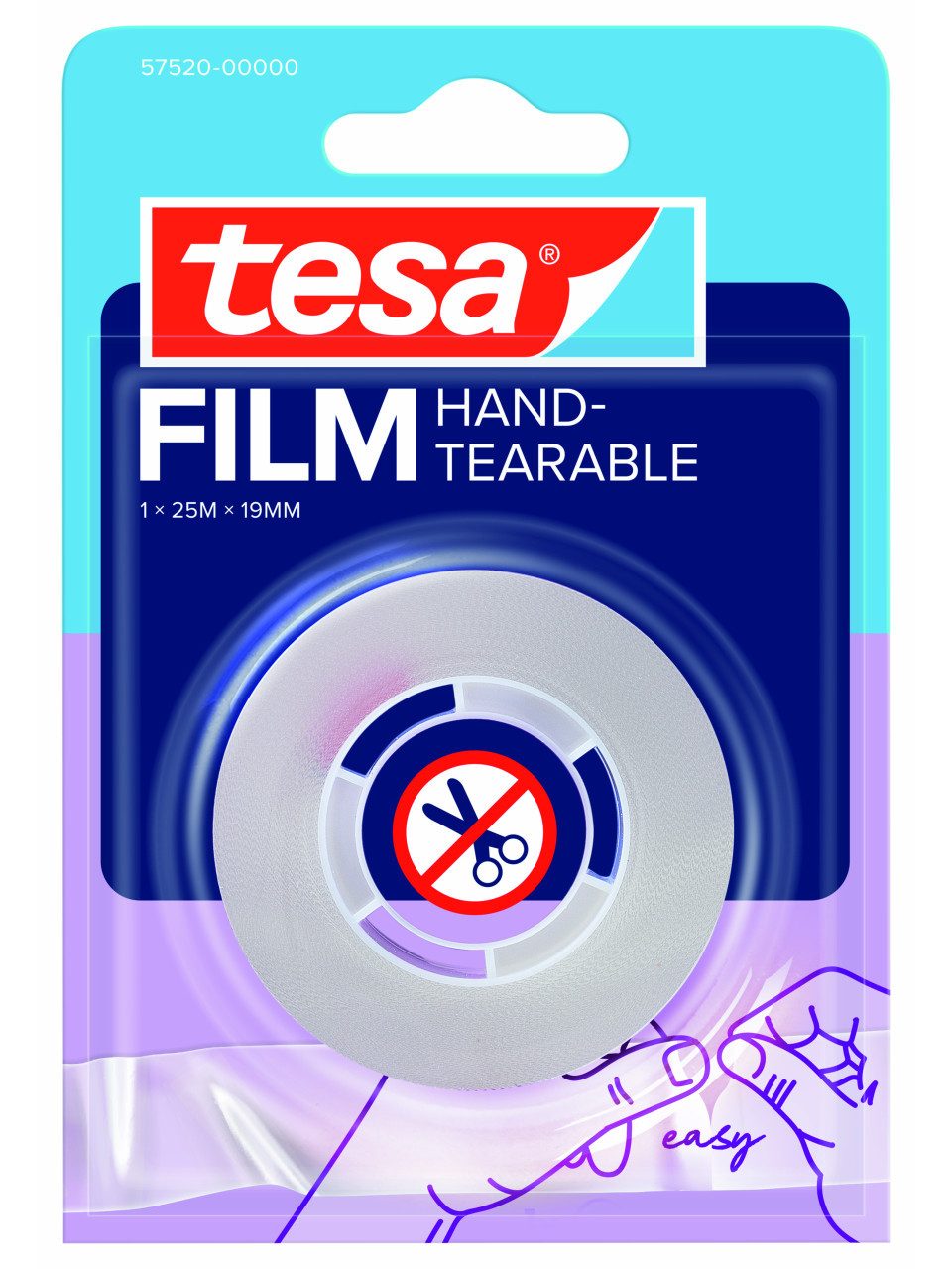 tesa Klebehaken tesa Klebefilm 25 m x 19 mm, transparent