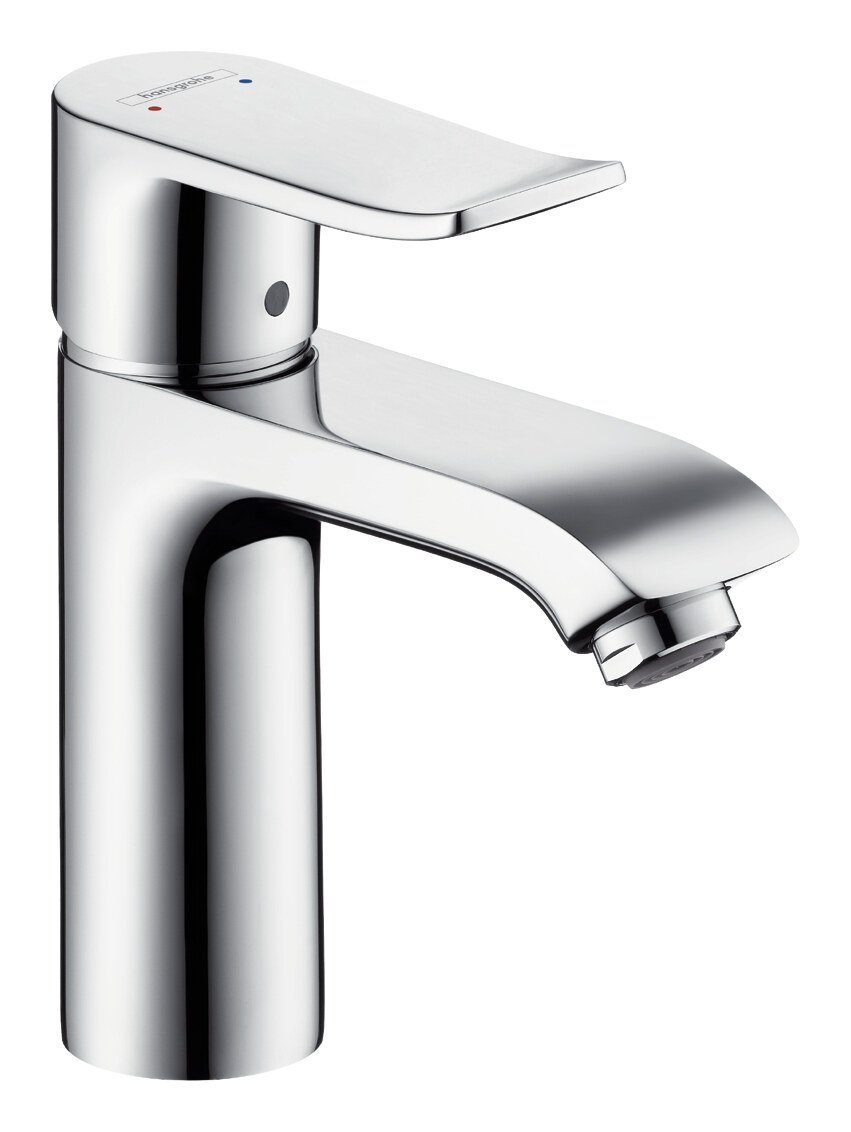 Chrom LowFlow Einhebel-Waschtischmischer Metris Waschtischarmatur - hansgrohe 110