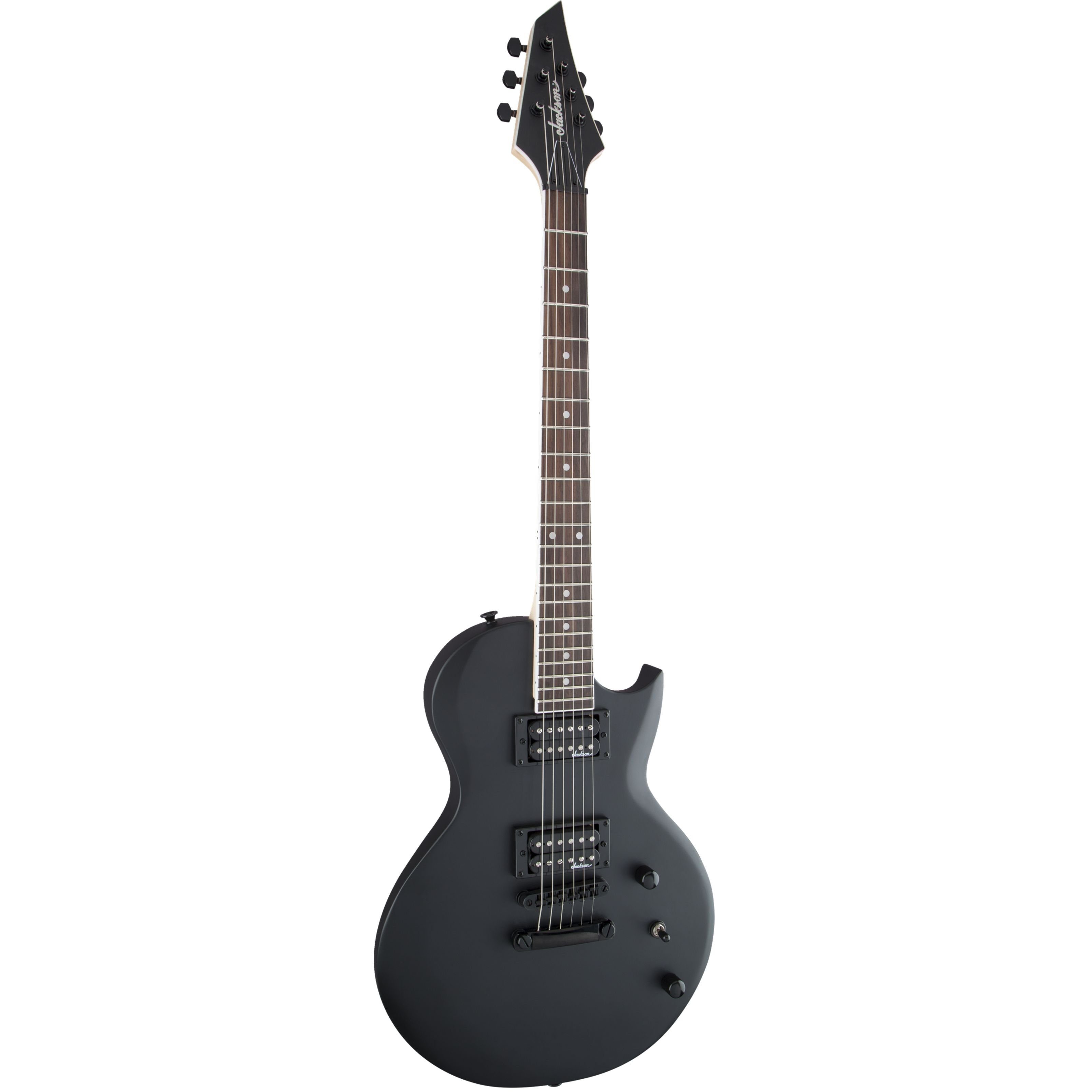 Jackson E-Gitarre, JS22 Monarkh SC Satin Black, E-Gitarren, Single Cut Modelle, JS22 Monarkh SC Satin Black - Single Cut E-Gitarre