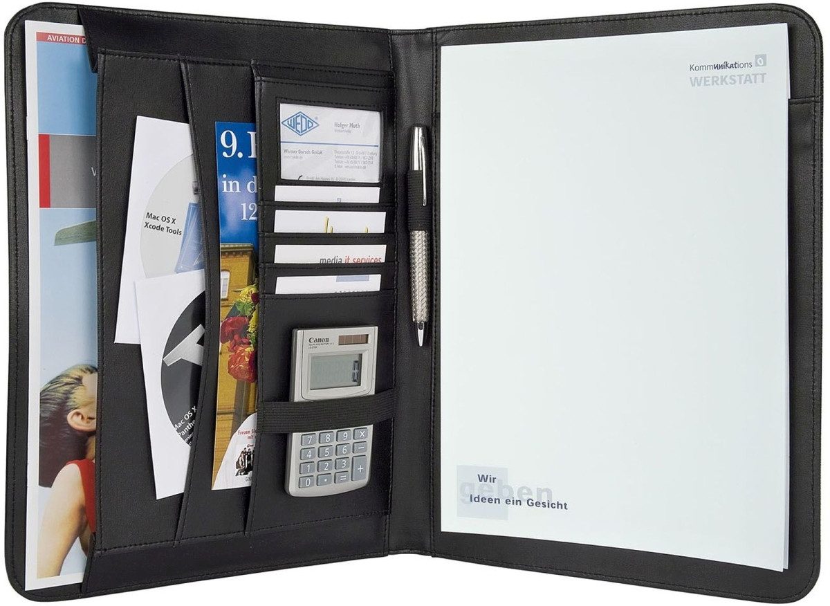 Schreibmappe Schreibmappe Elegance A4 schwarz
