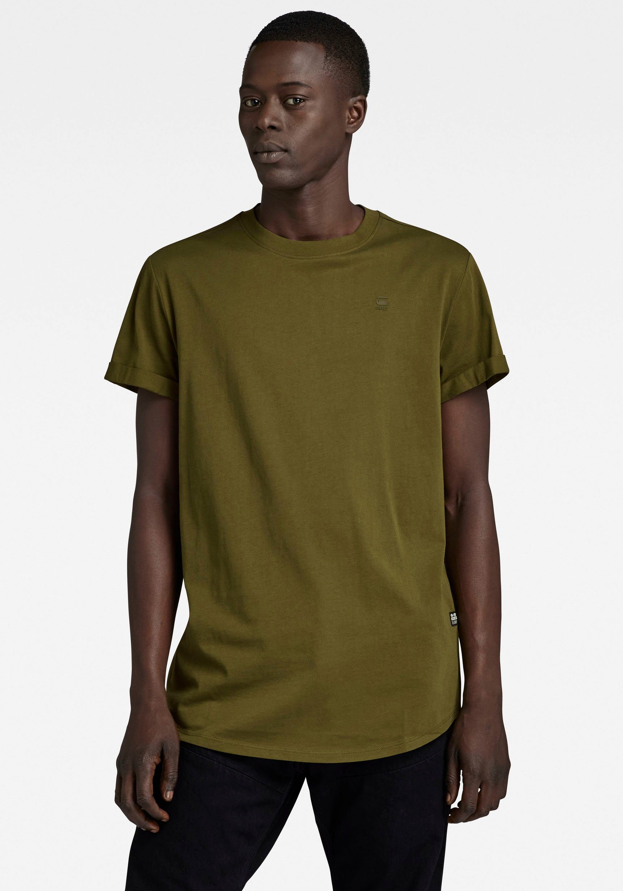 Kurzarmshirt olive dark Lash G-Star RAW