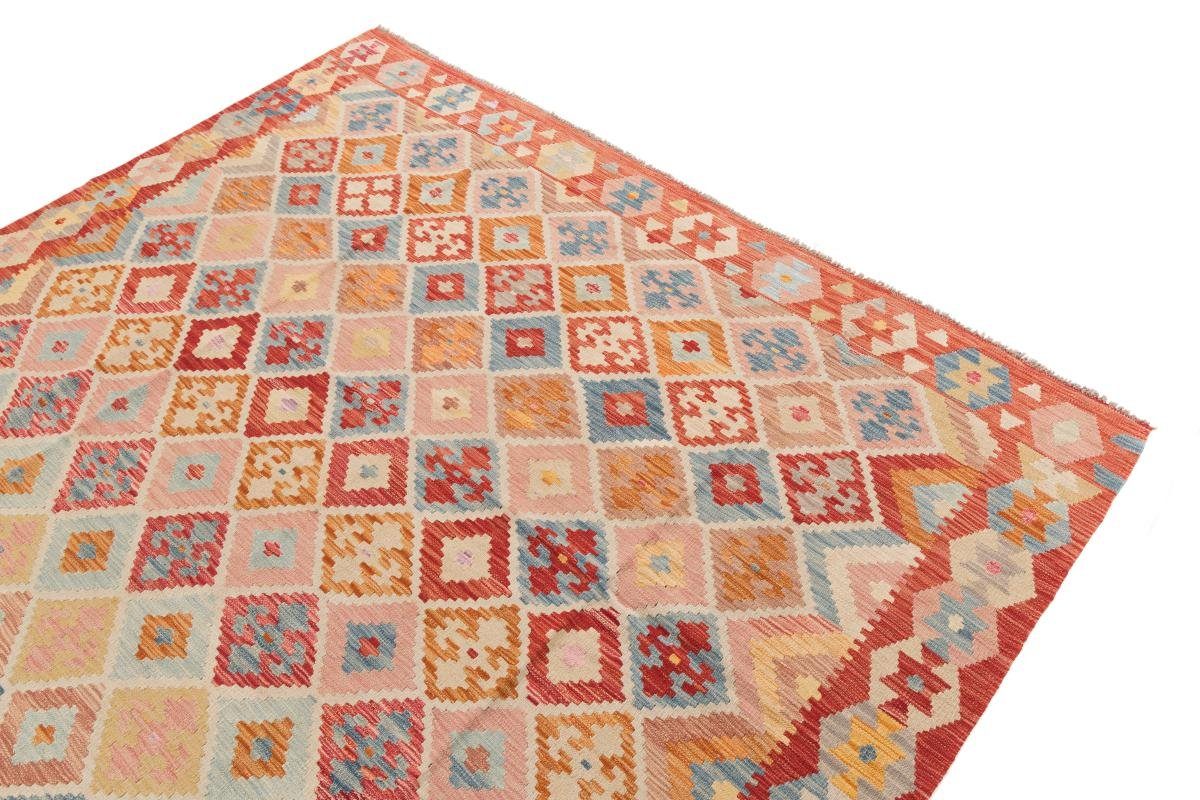 Orientteppich Kelim Afghan 256x306 Orientteppich, Handgewebter mm Nain Höhe: 3 Trading, rechteckig