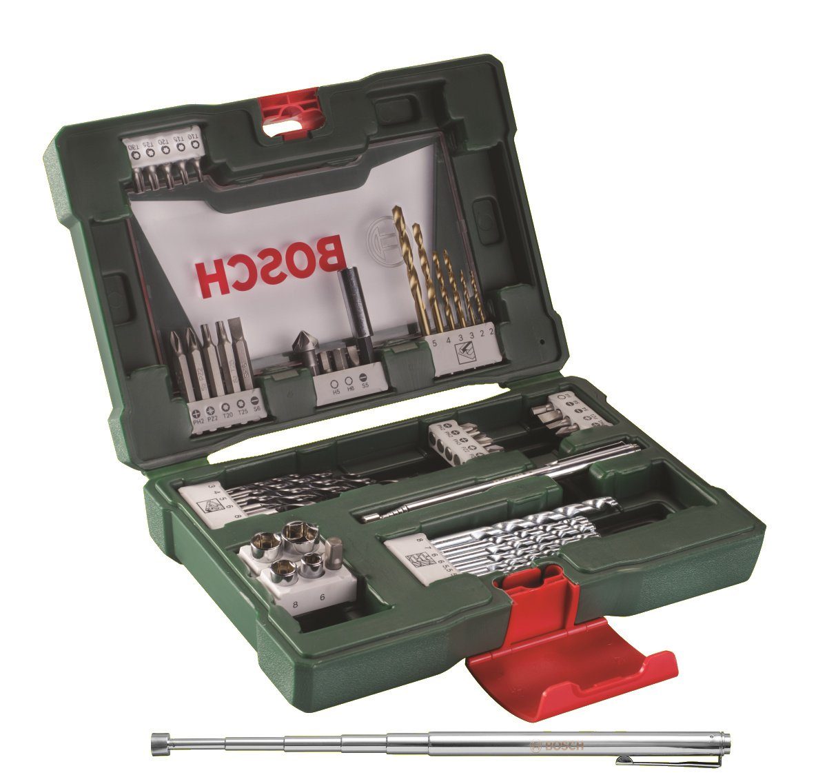 BOSCH Bohrersatz Bohrer-Bit-Set V-Line 48-teilig, 2607017314