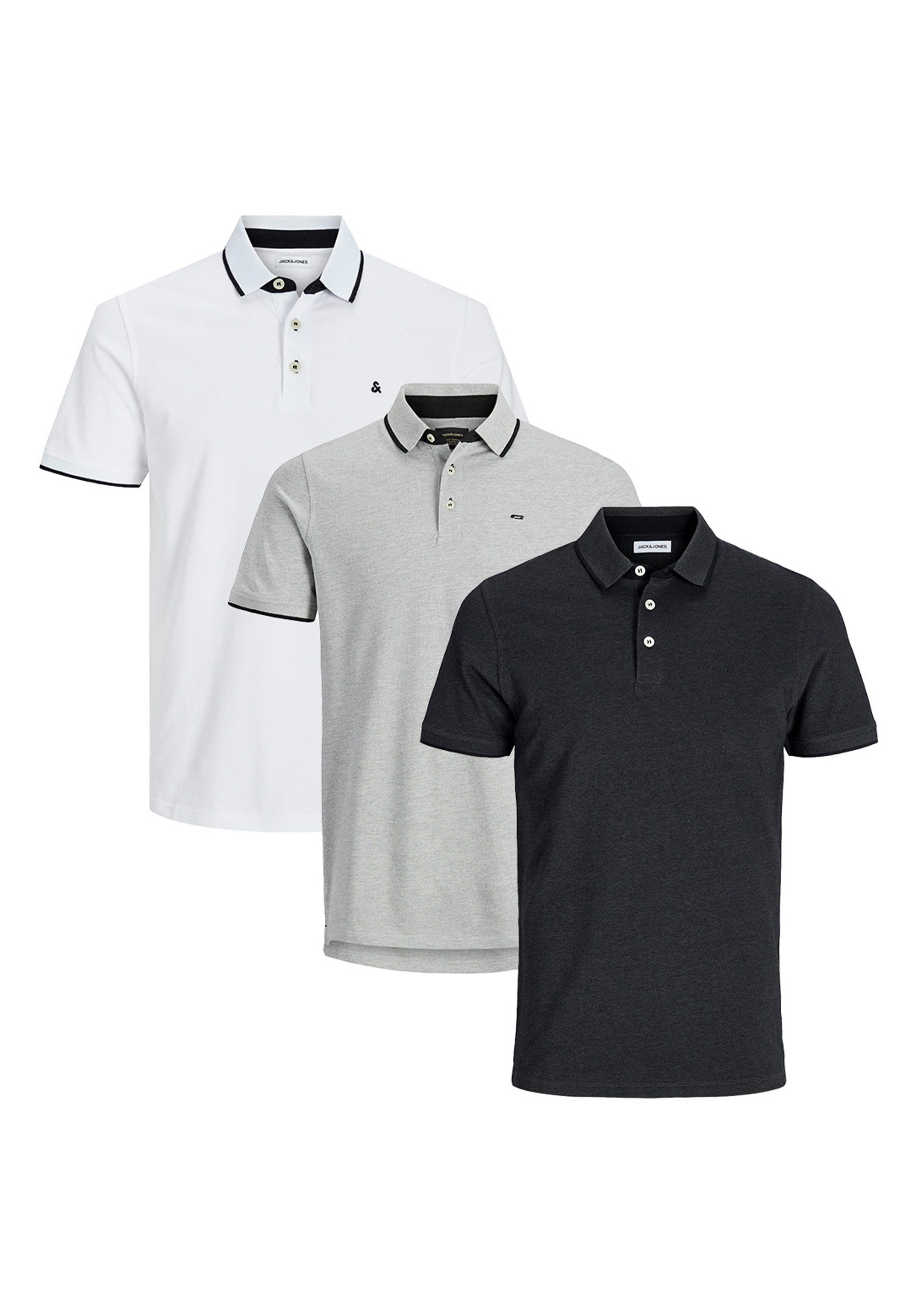 Jack & Jones Poloshirt 3er Pack günstig online kaufen