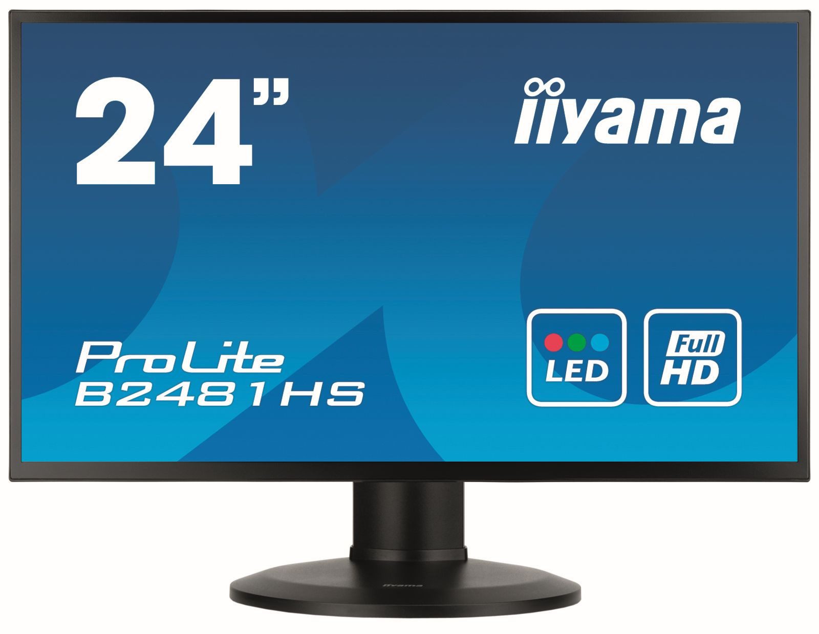 Iiyama ProLite XB2481HS-B1 Computerbildschirm 59,9 cm (23.6) 1920 x 1080 ... TFT-Monitor (1920 x 1080 px, Full HD, 6 ms Reaktionszeit, VA, Lautsprecher, HDCP, Pivot, Höhenverstellbar)